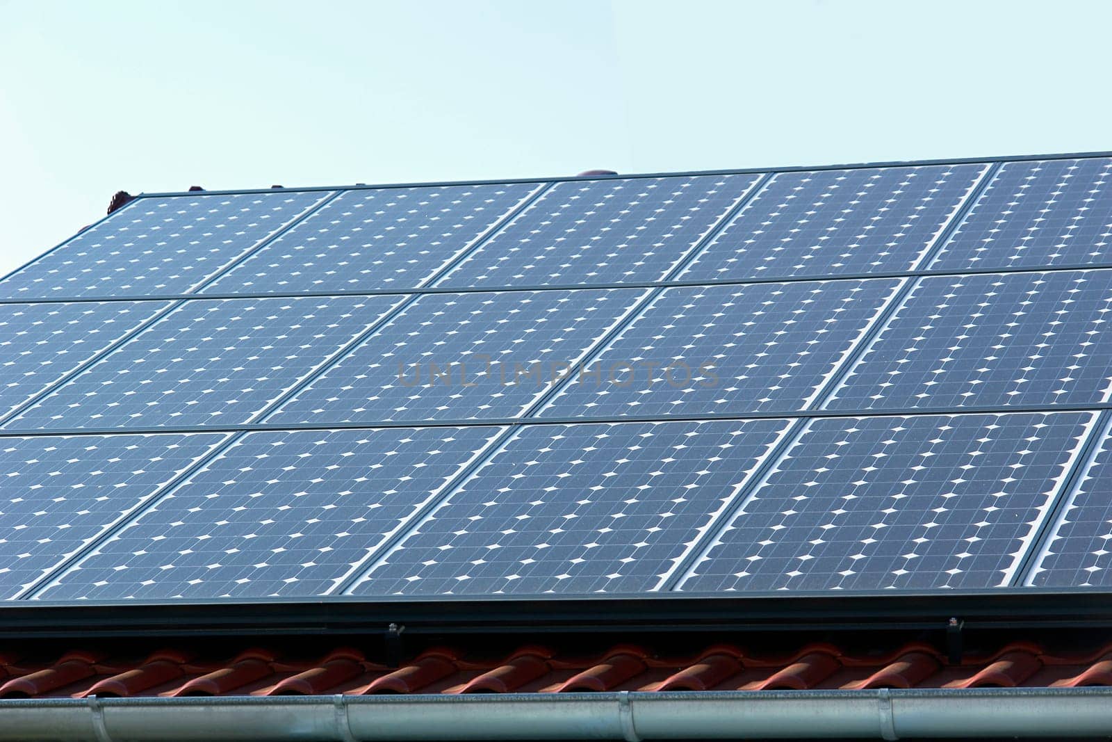 Solar cells on the roof