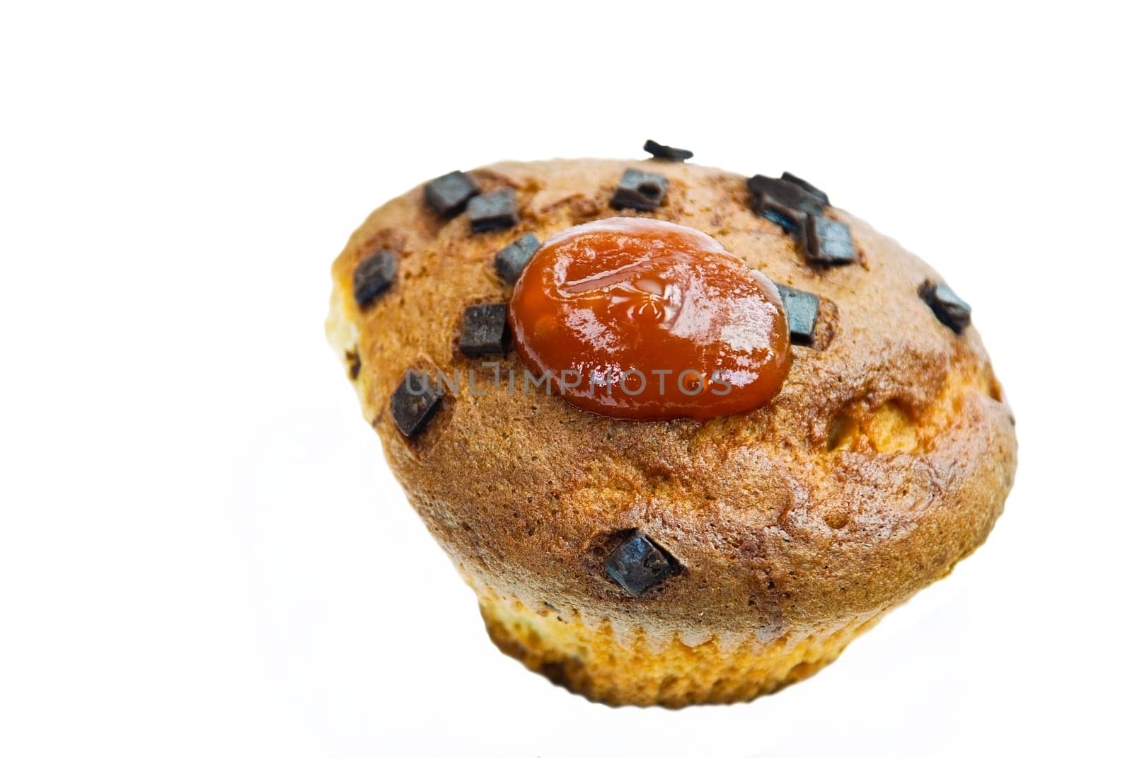 Muffins with rosehip jam