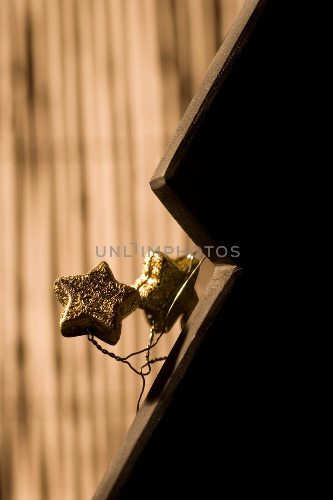 Poinsettias on the slate tree