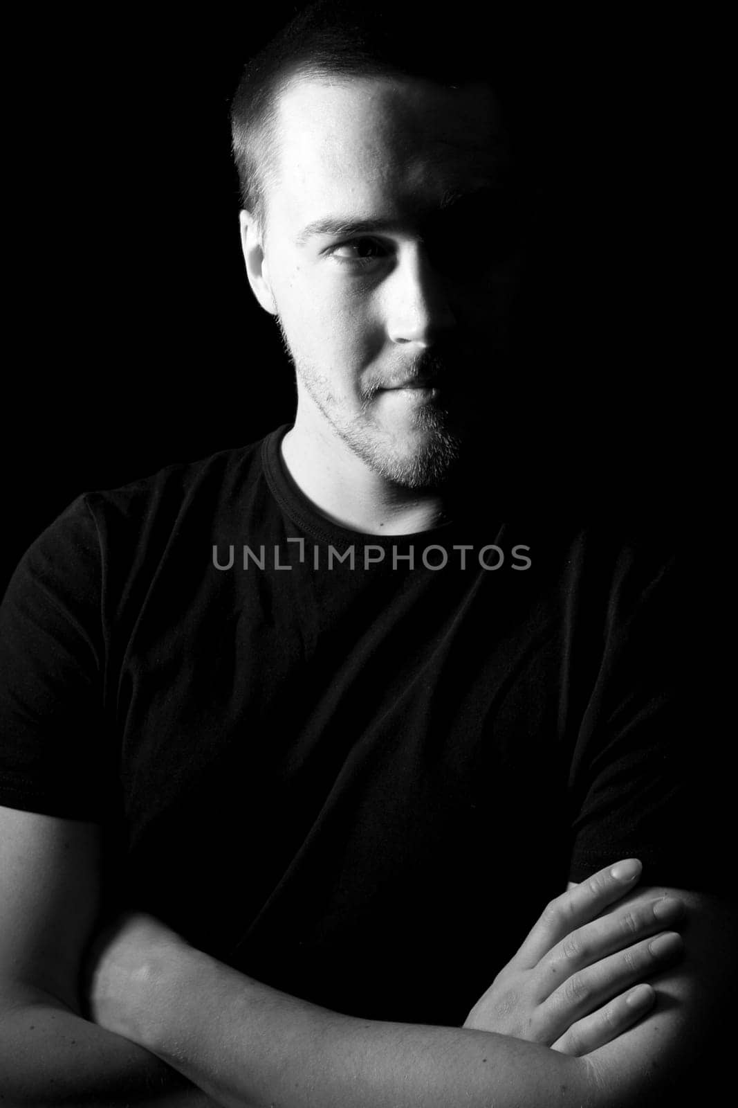 Portrait of a handsome young