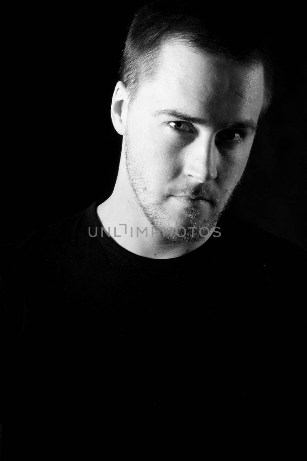 Portrait of a handsome young