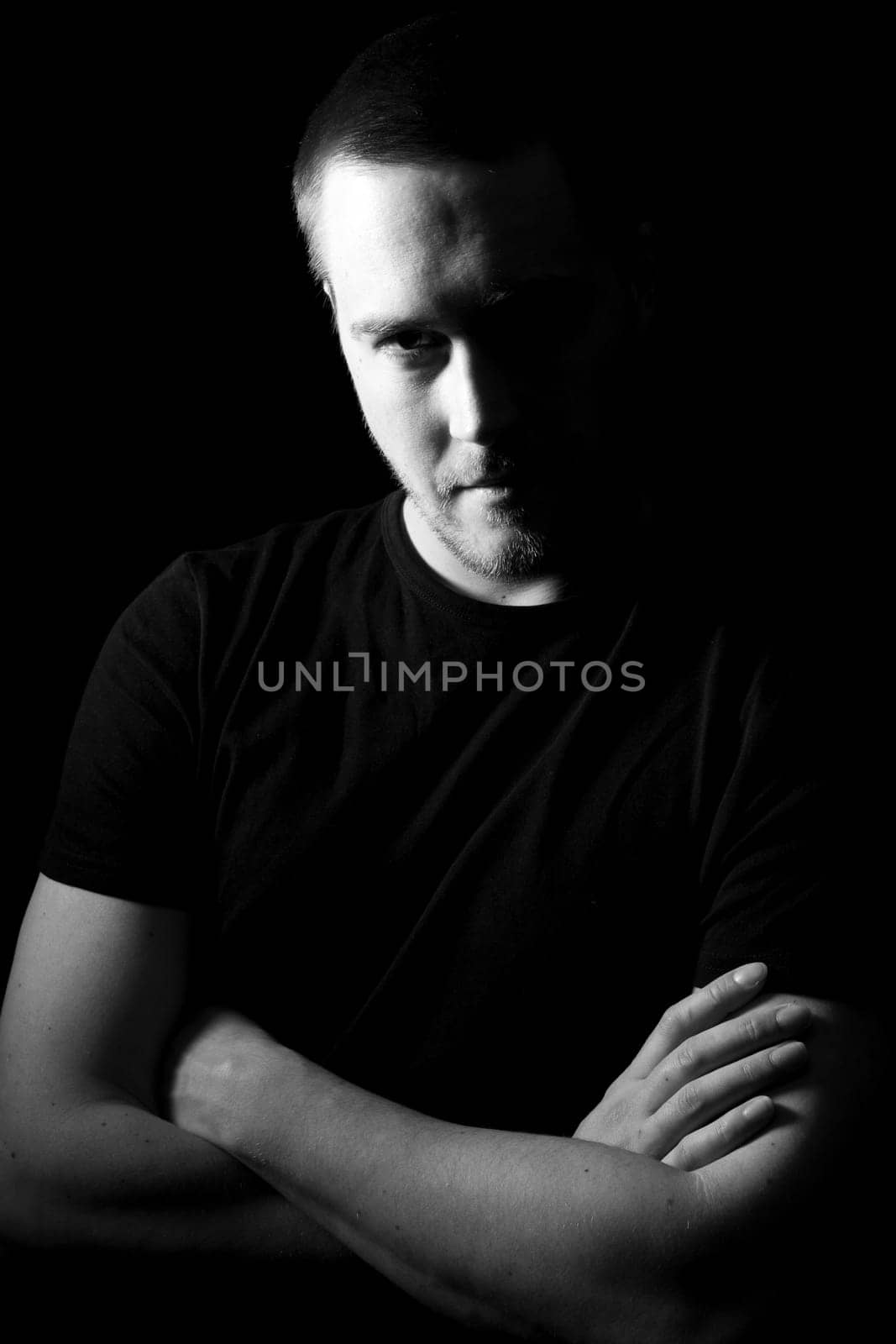 Portrait of a handsome young