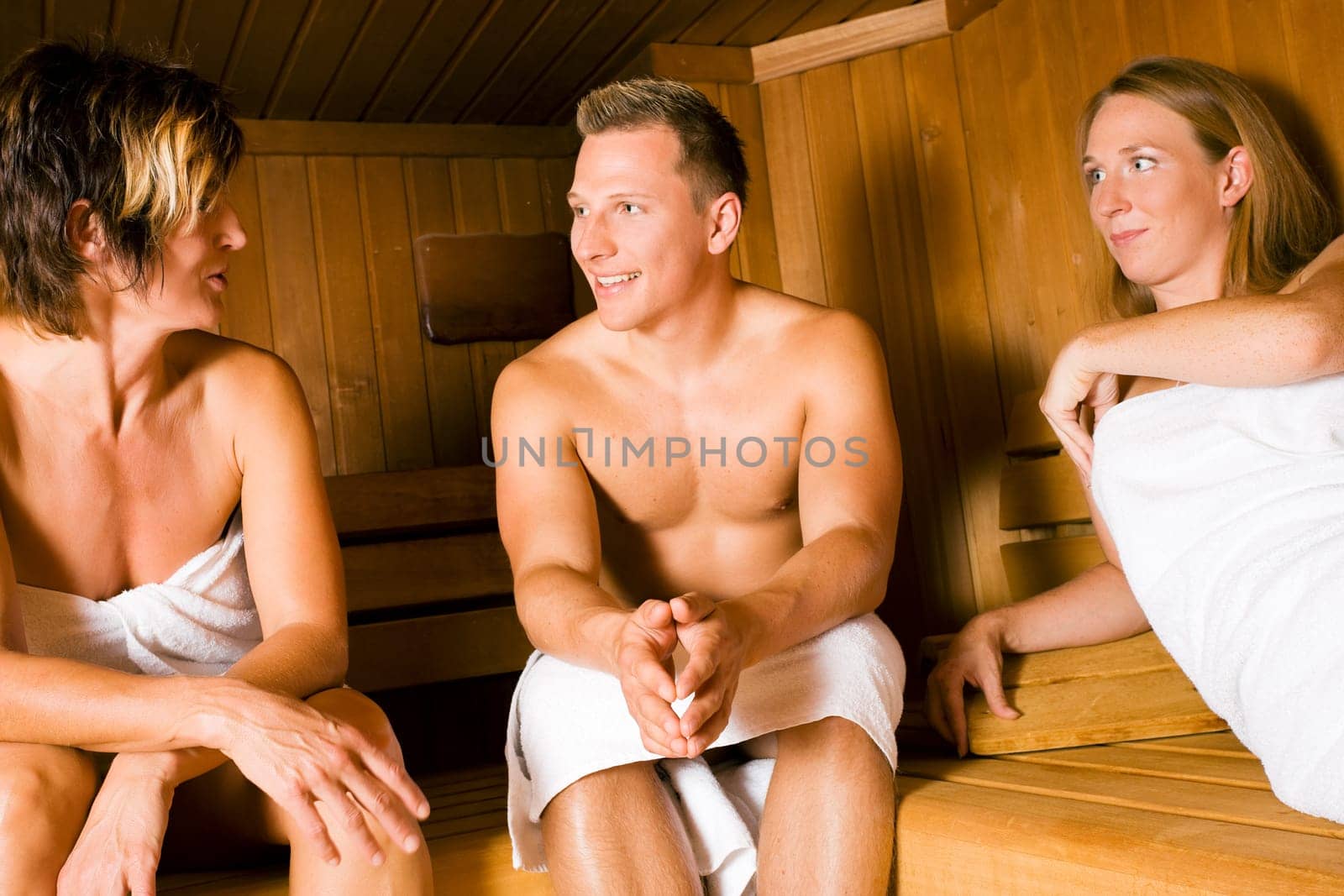 People in sauna