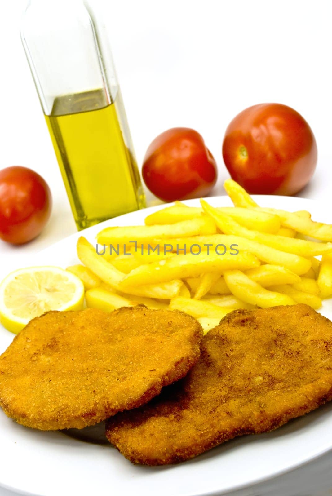 Schnitzel with french fries