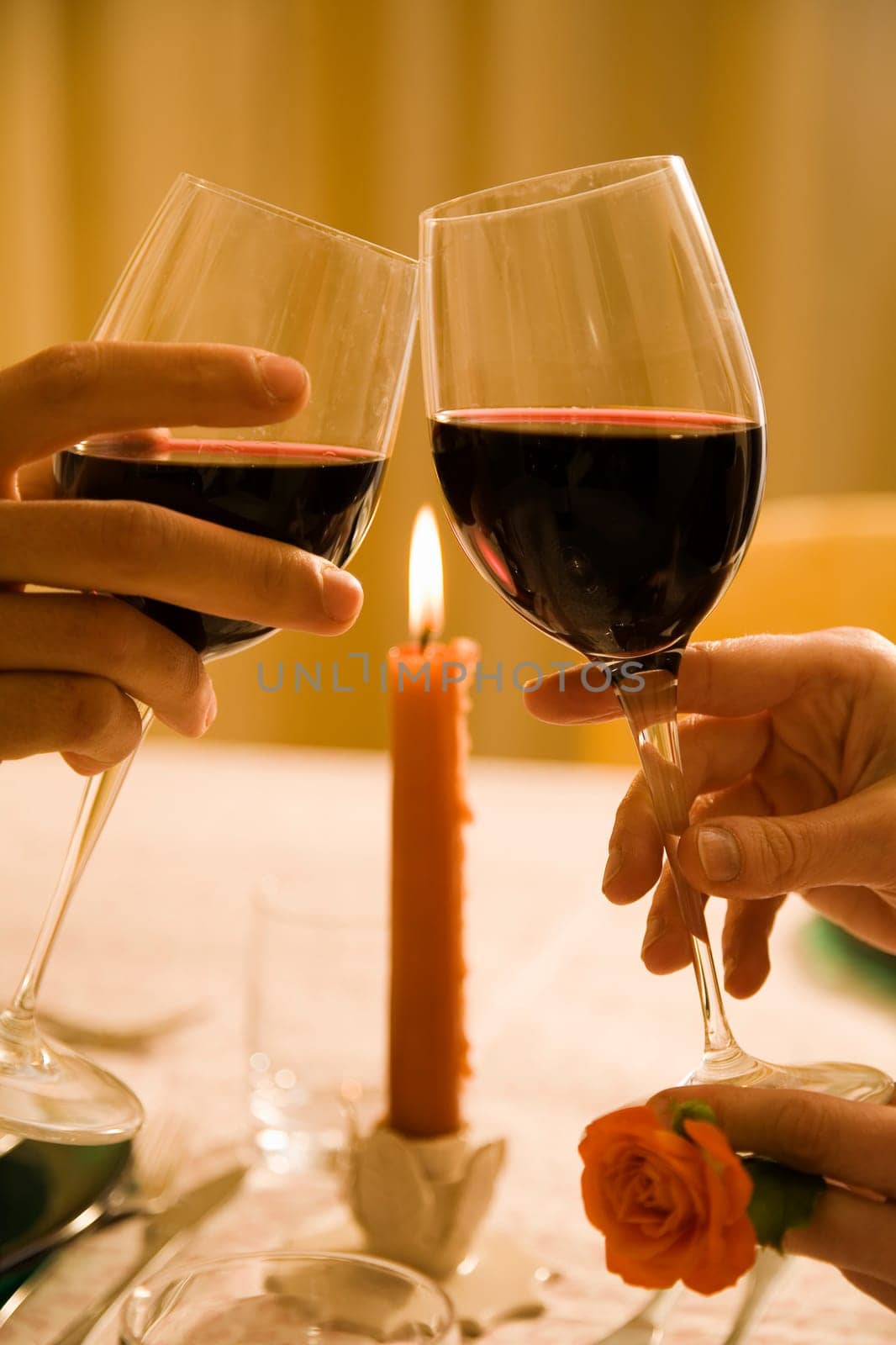 couple at restaurant