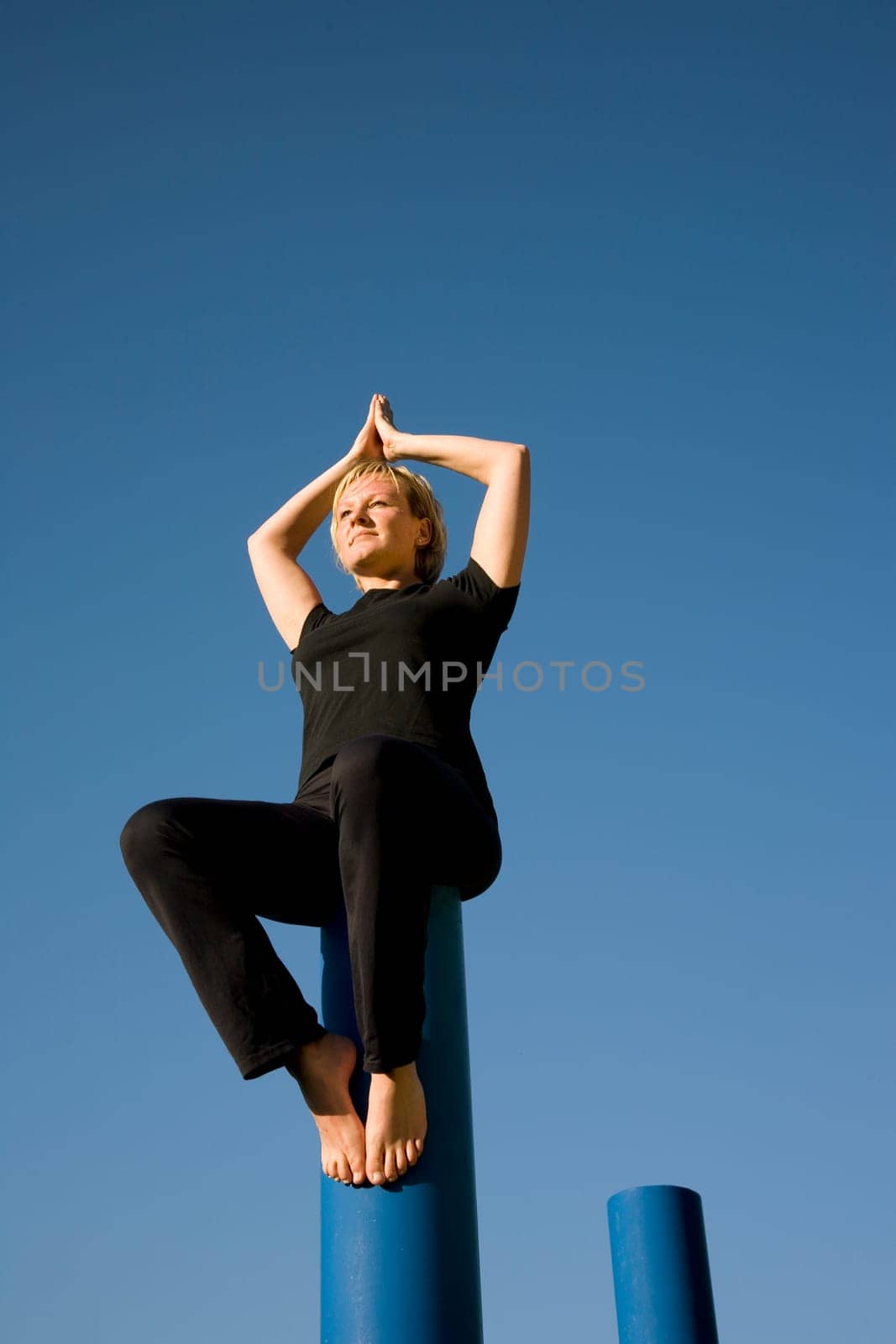 Yoga Woman - Eyes Open