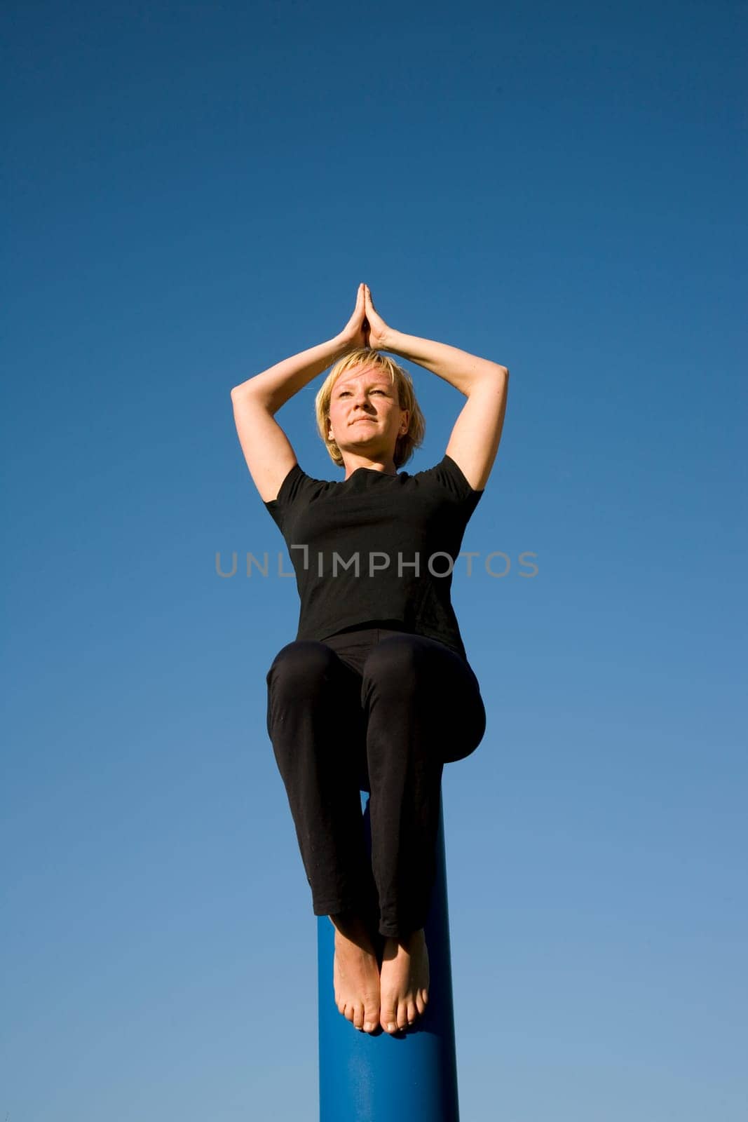 Yoga Woman - Eyes Open
