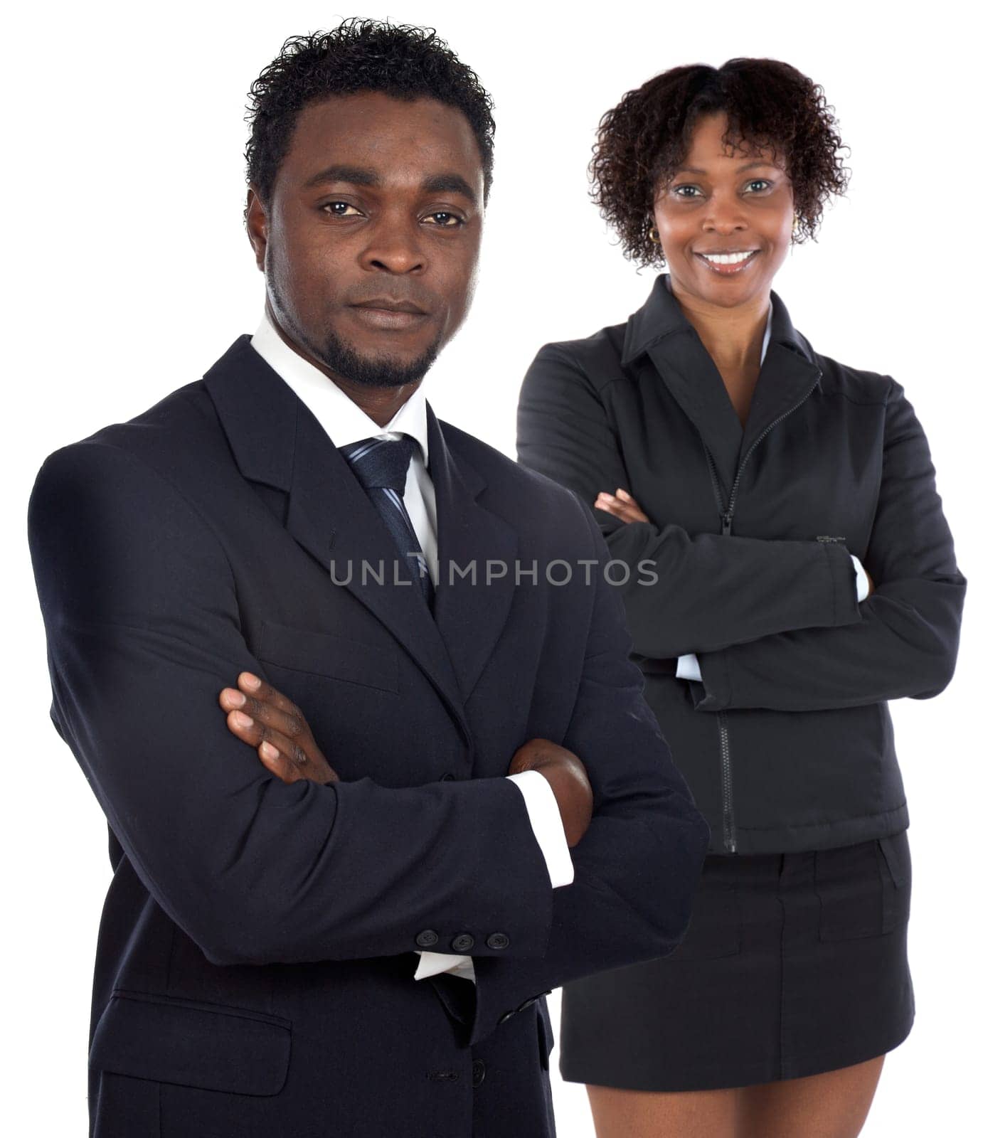 Couple of young executives