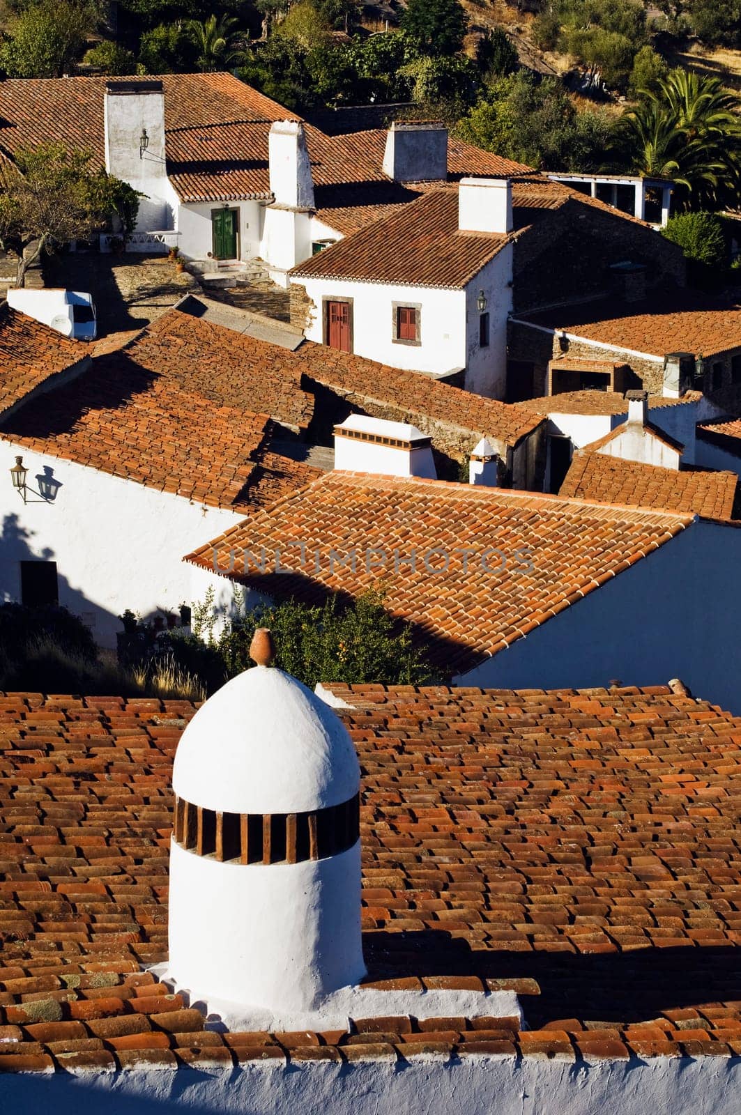 Traditional roofs in Monsaraz