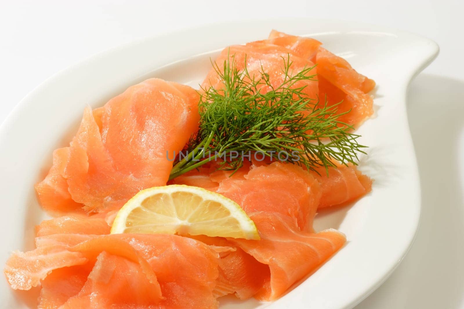 Salmon slices