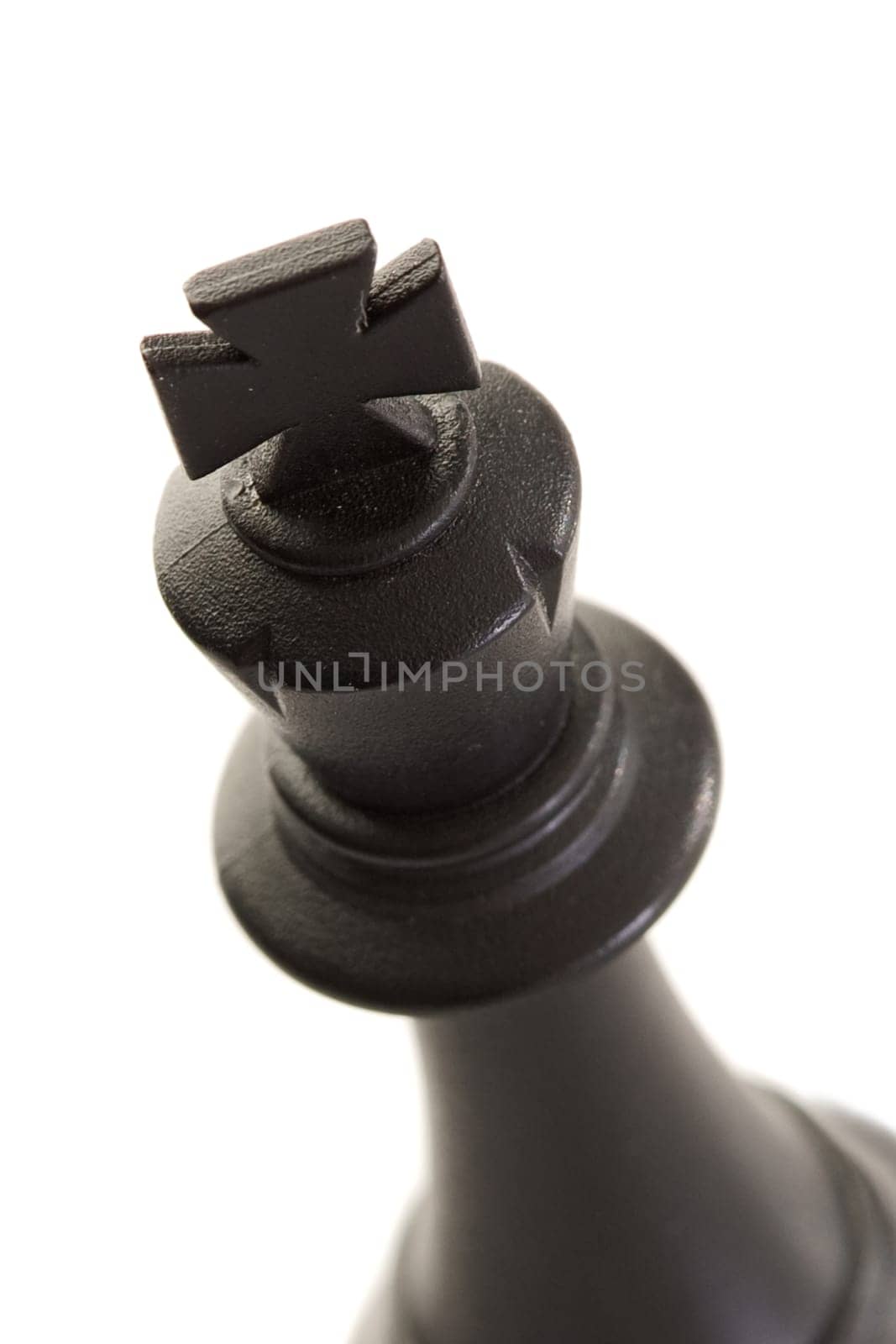 The king. Black chess piece