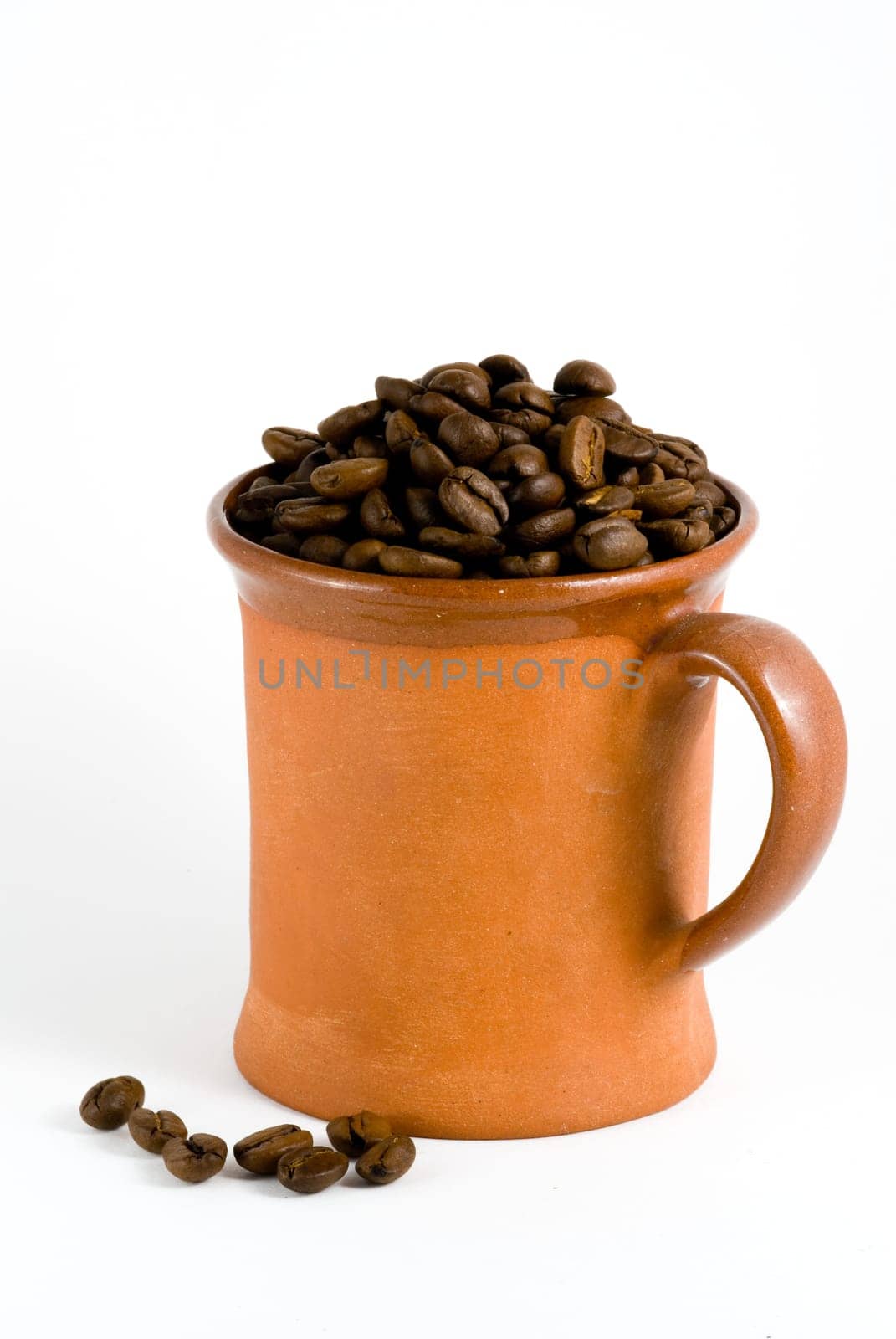 Coffee on white