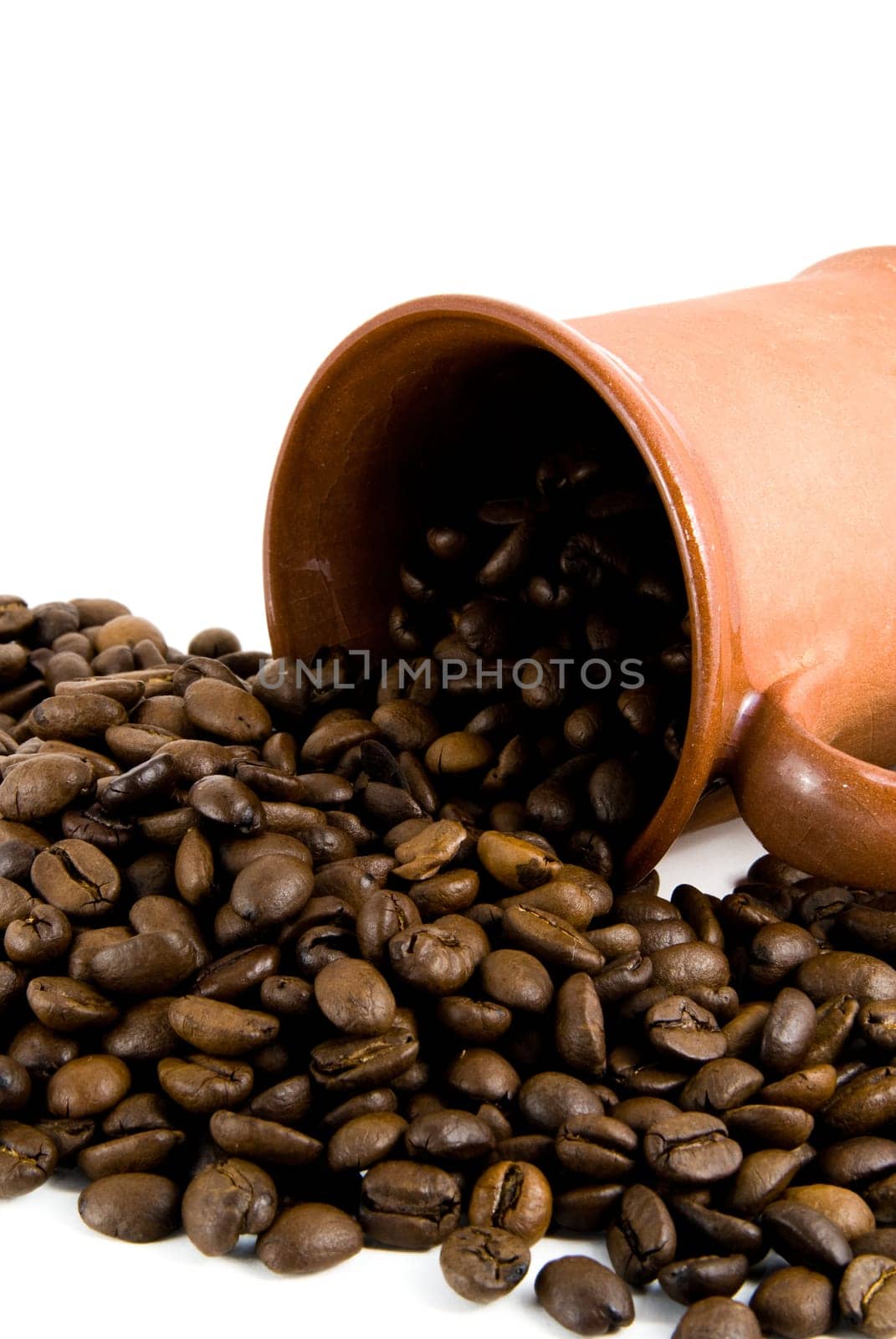 Coffee on white