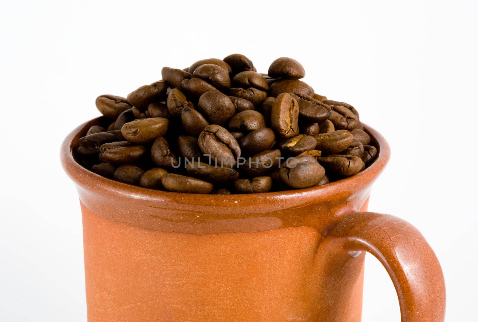 Coffee on white