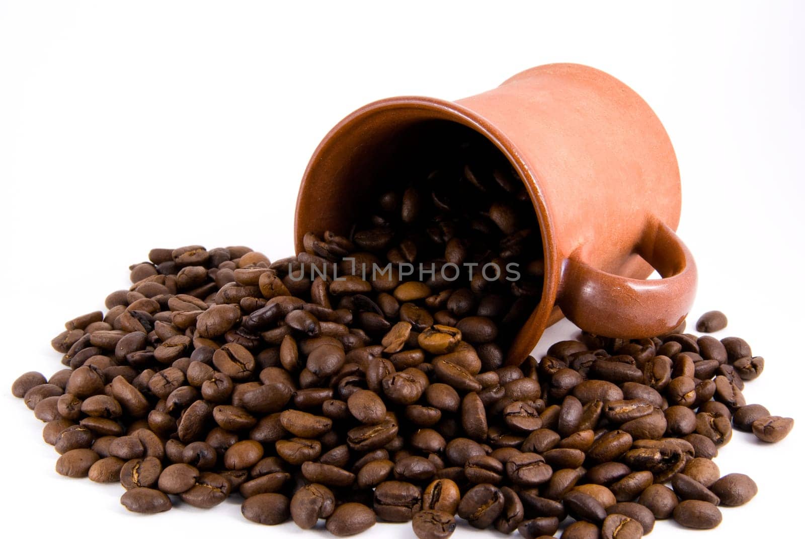 Coffee on white