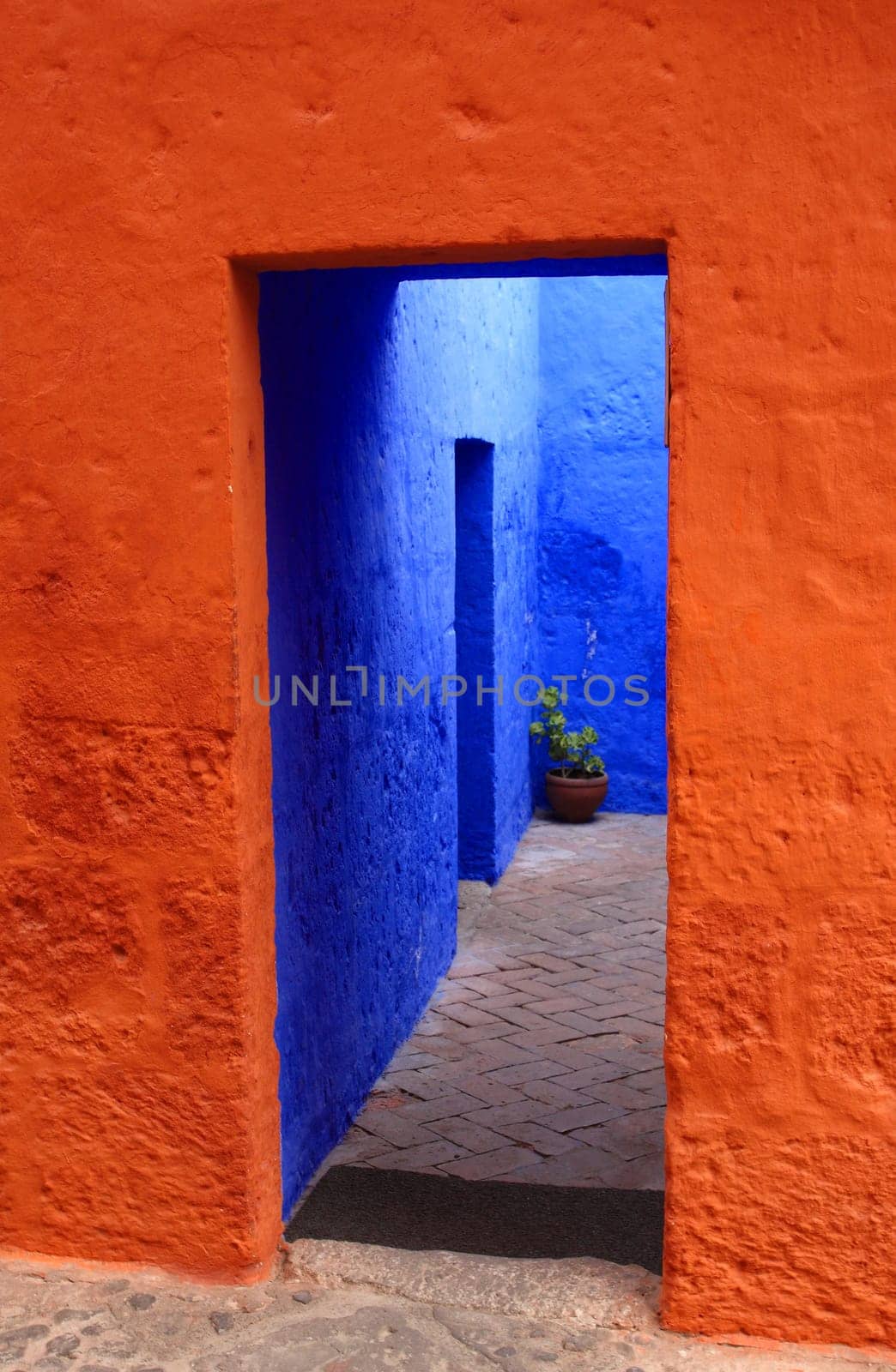 colorful entrance