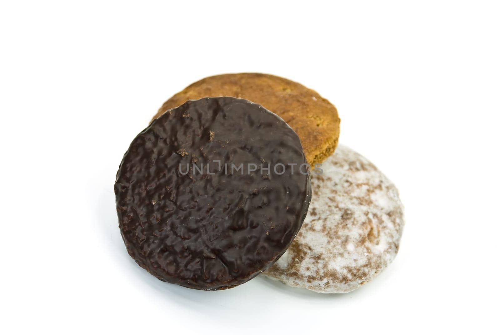 Gingerbread Isolated on White