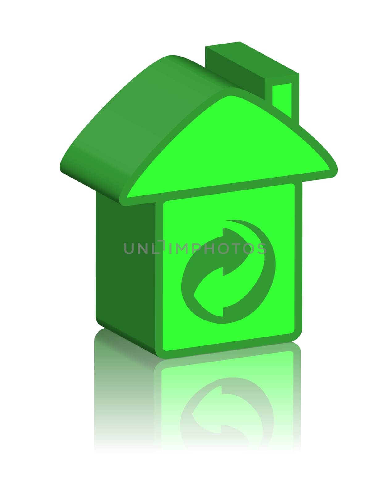 house and recycling