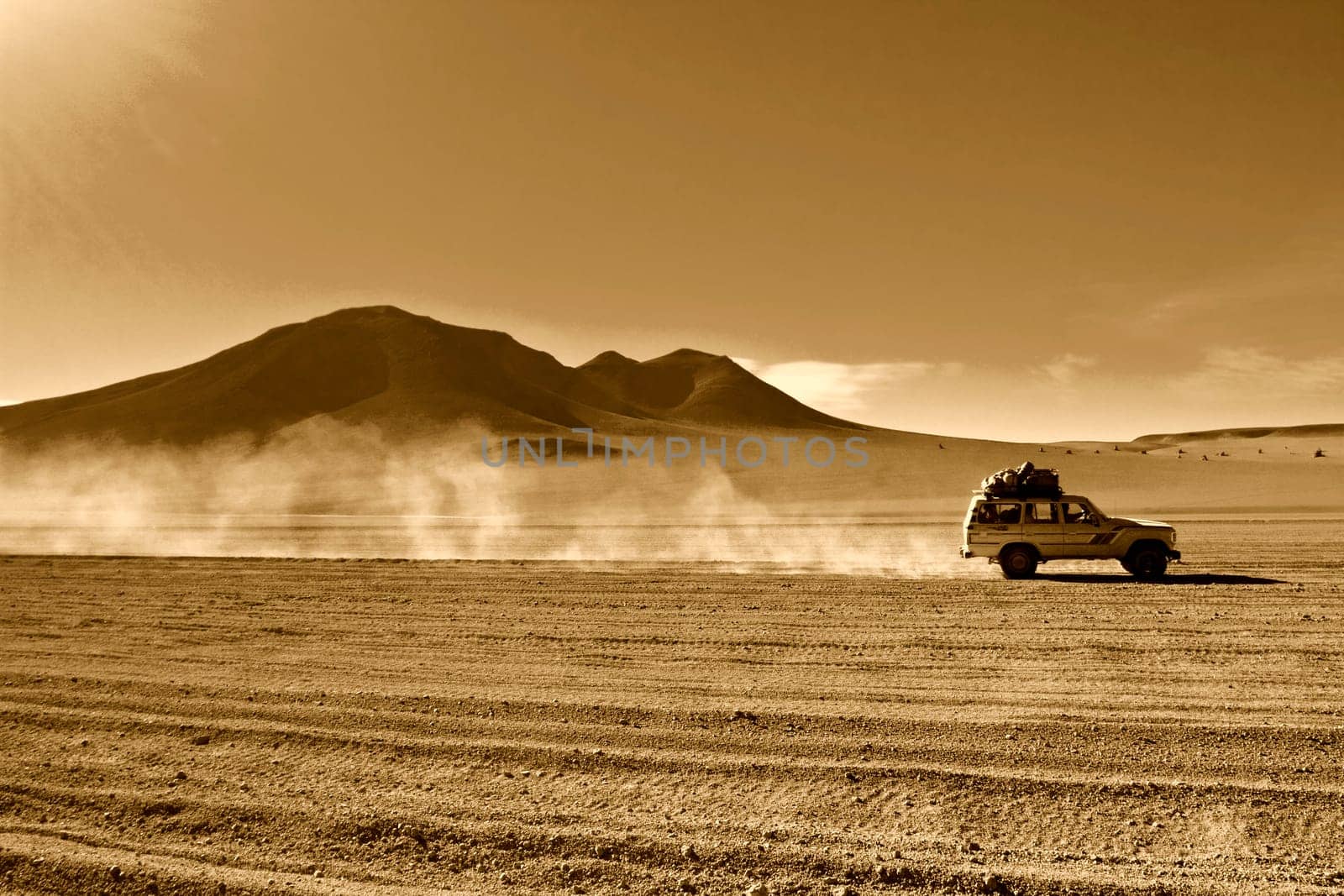 jeep in the desert