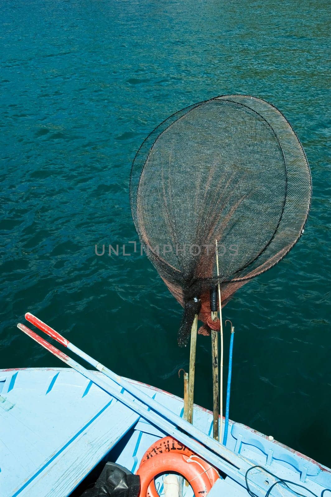 Detail of traditional fishing tackle