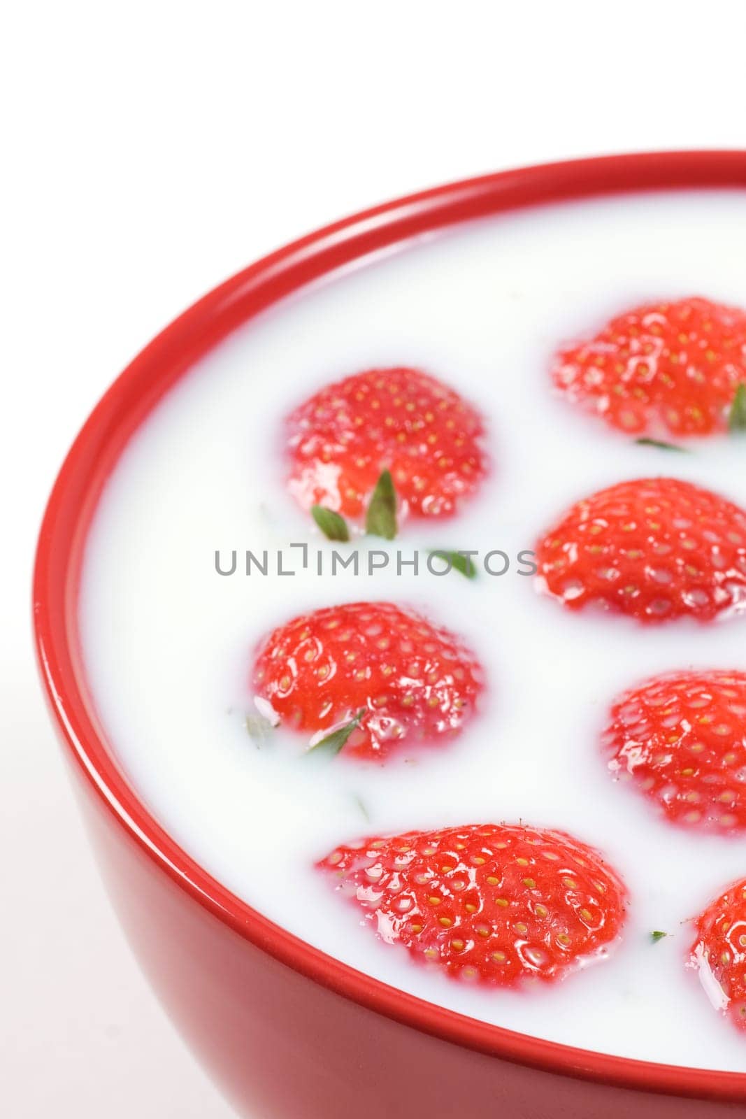 strawberry and milk