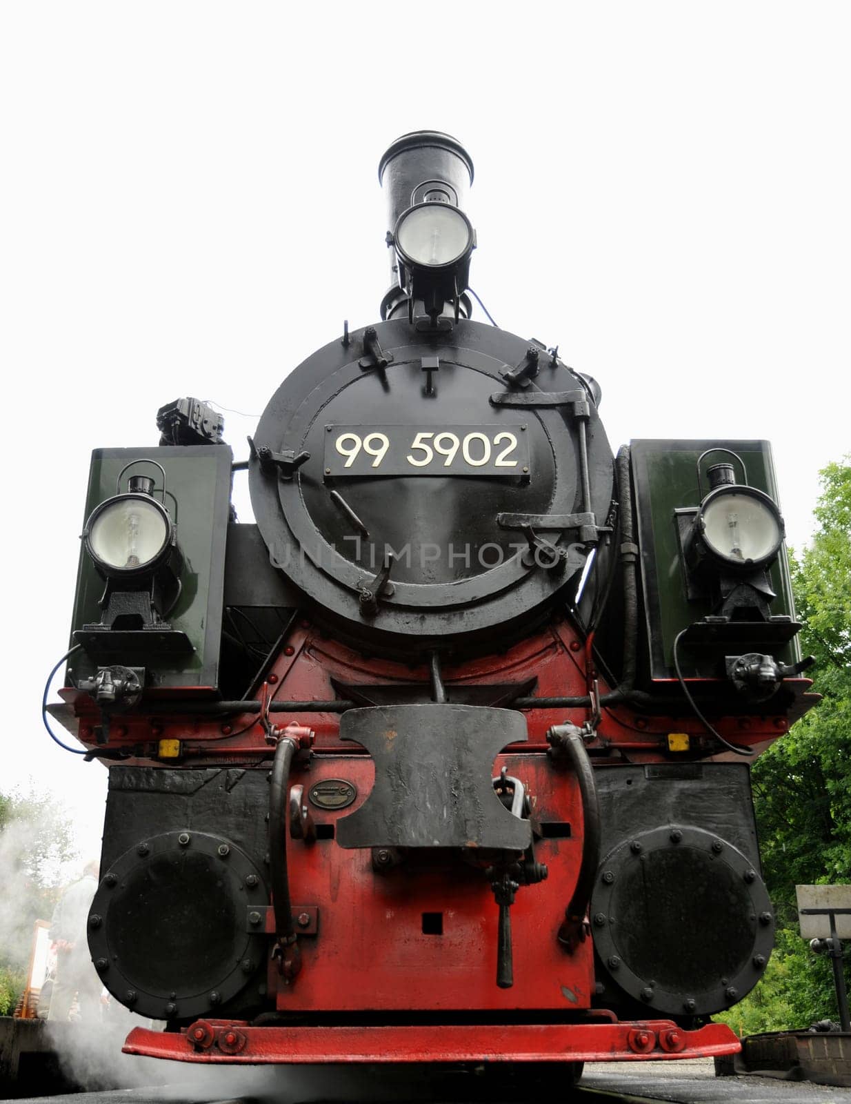 The over 100-year-old Mallet locomotive!