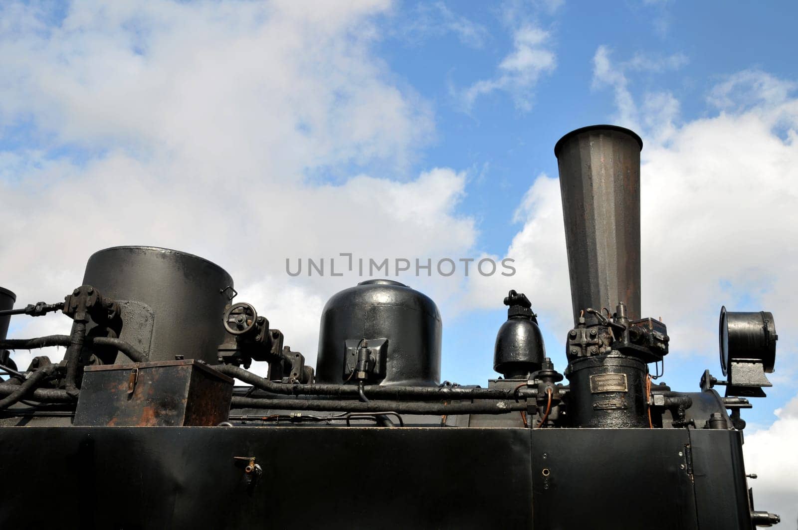 The more than 100-year-old Mallet locomotive of the Harz narrow-gauge railway.