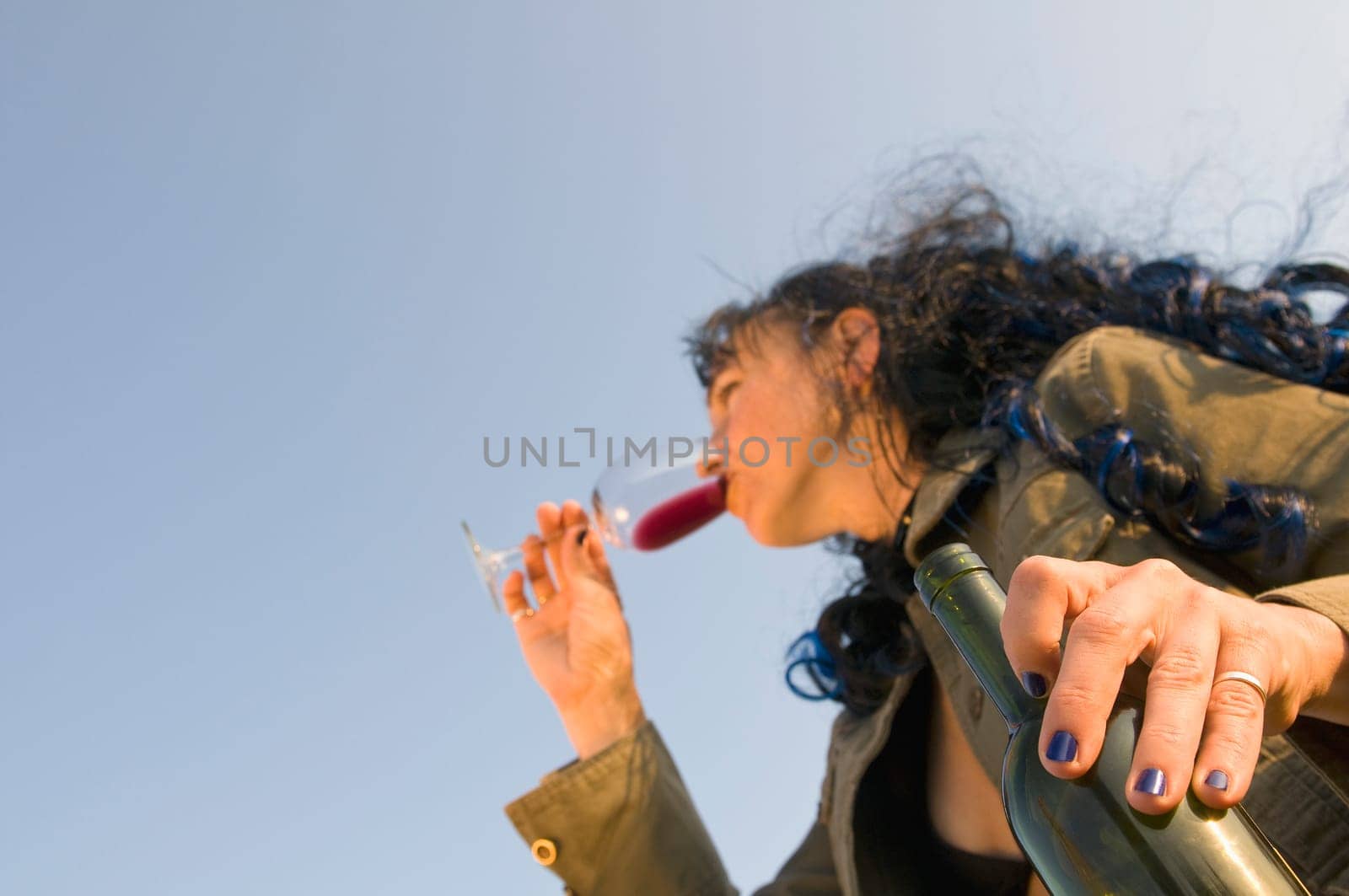 a glass of wine...