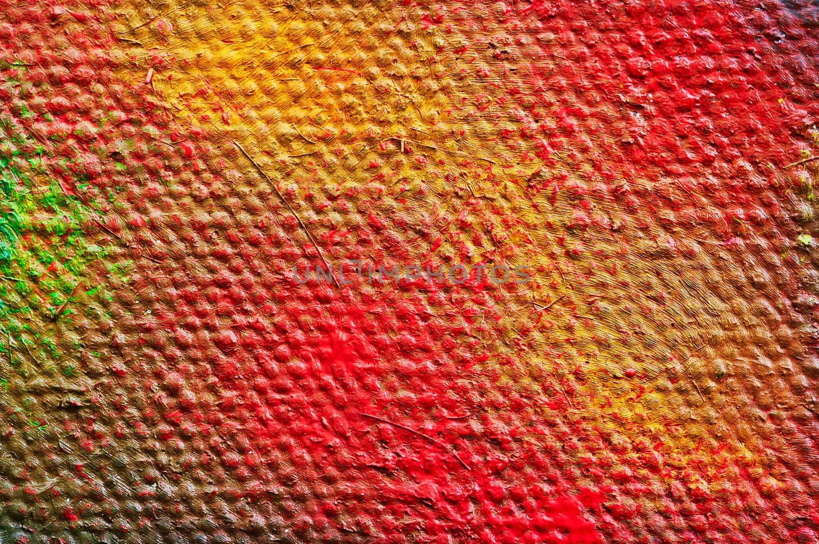 painted canvas - closeup