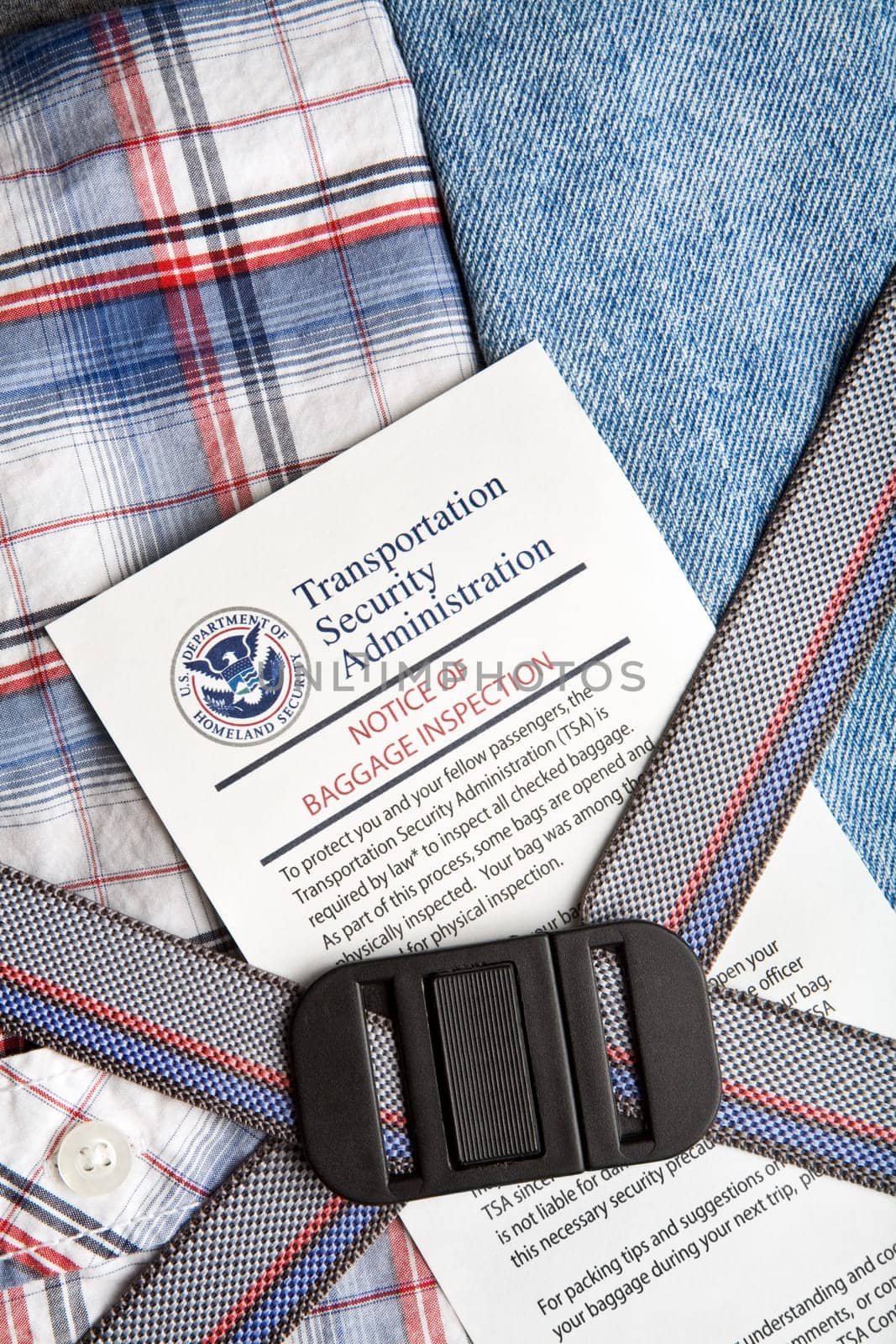 TSA baggage check