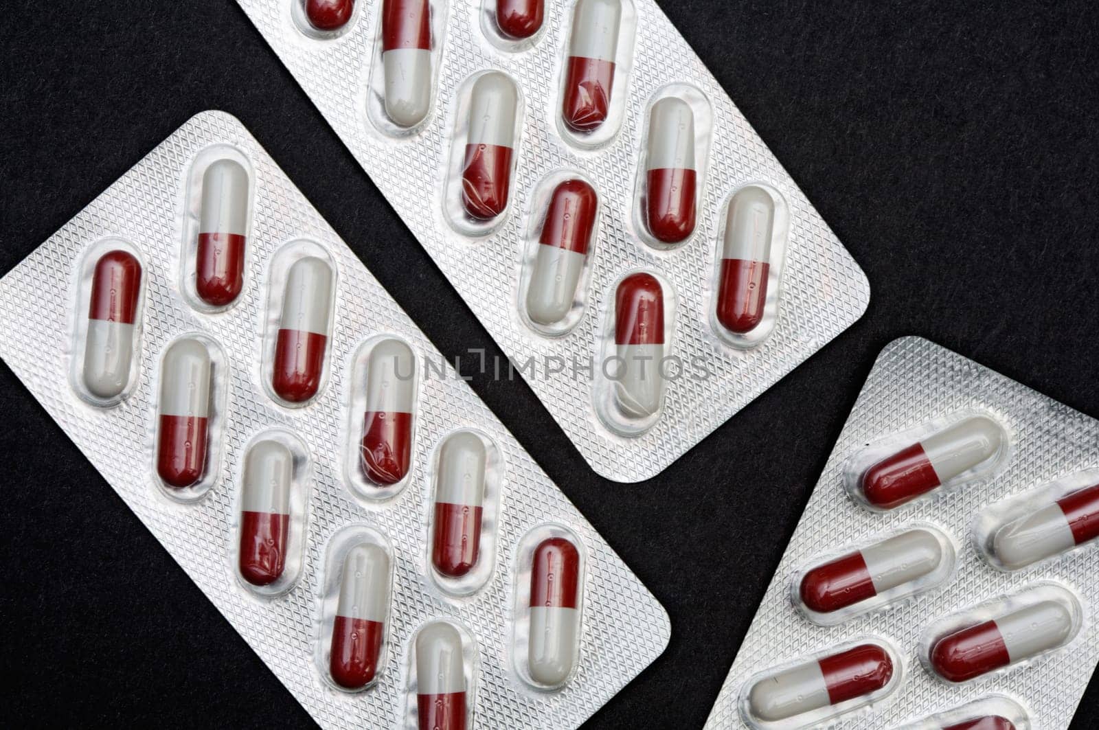Pills in plastic container