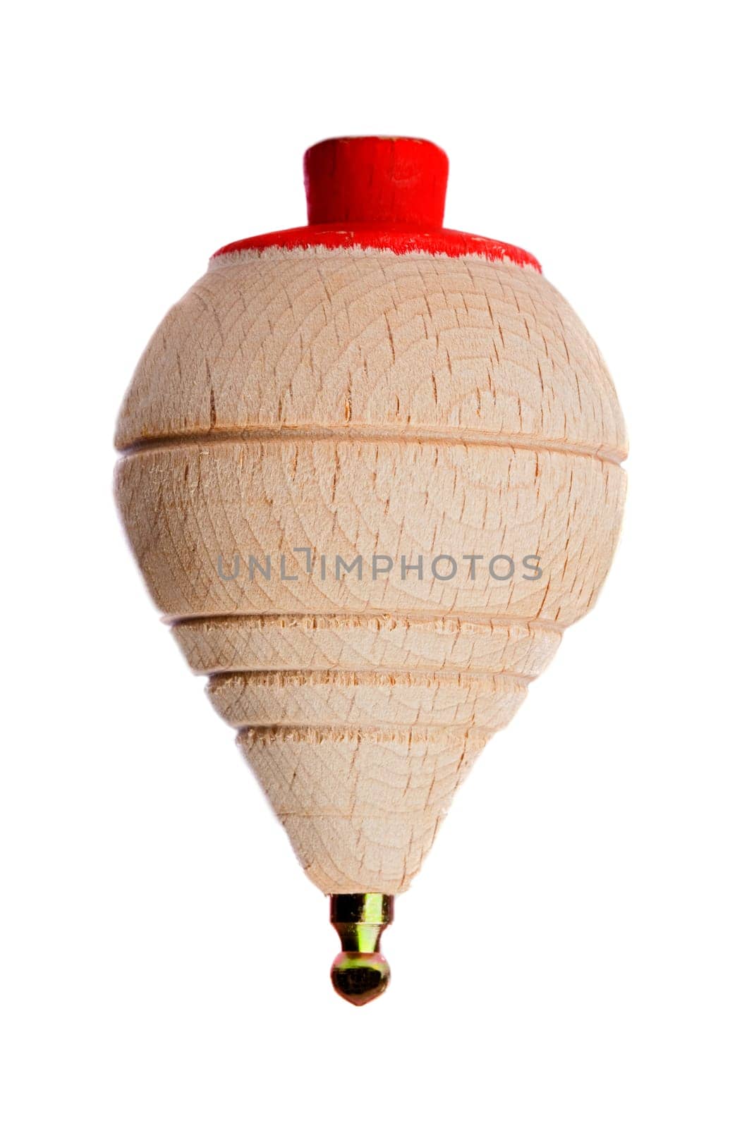 Wooden spinning top