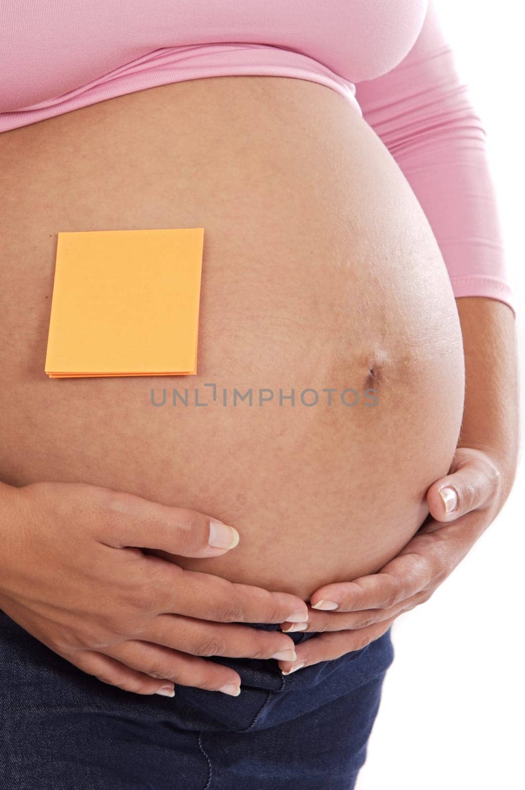 attractive pregnant woman