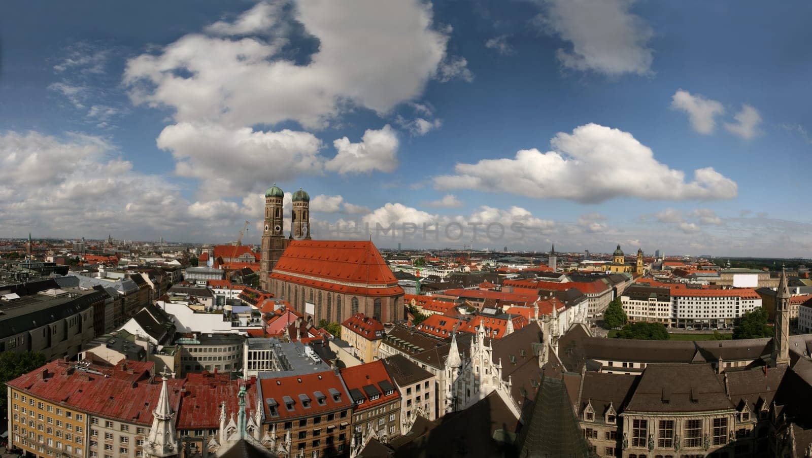Panorama Munich with Frauenkirche