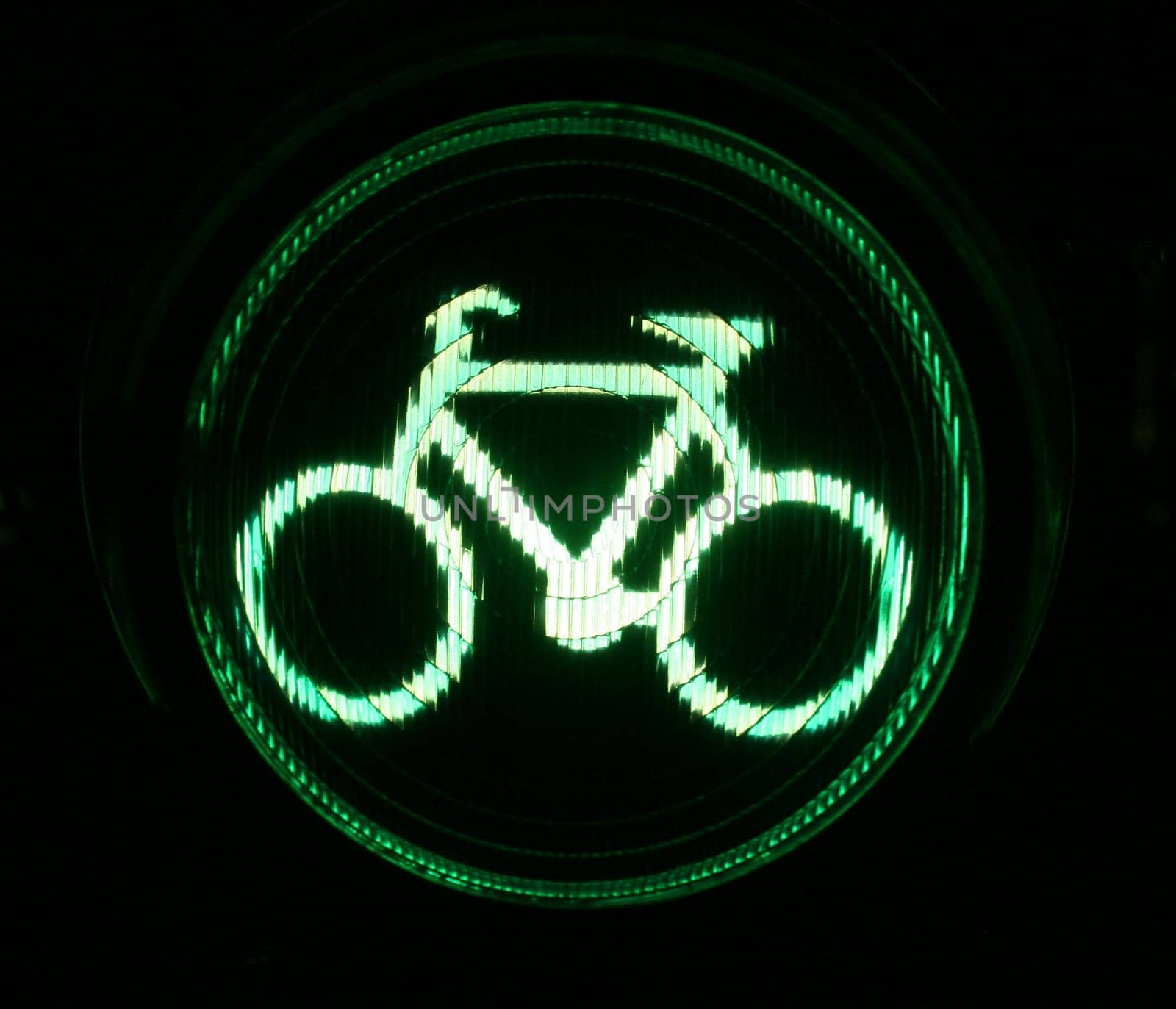 Green Bicycle Traffic Light