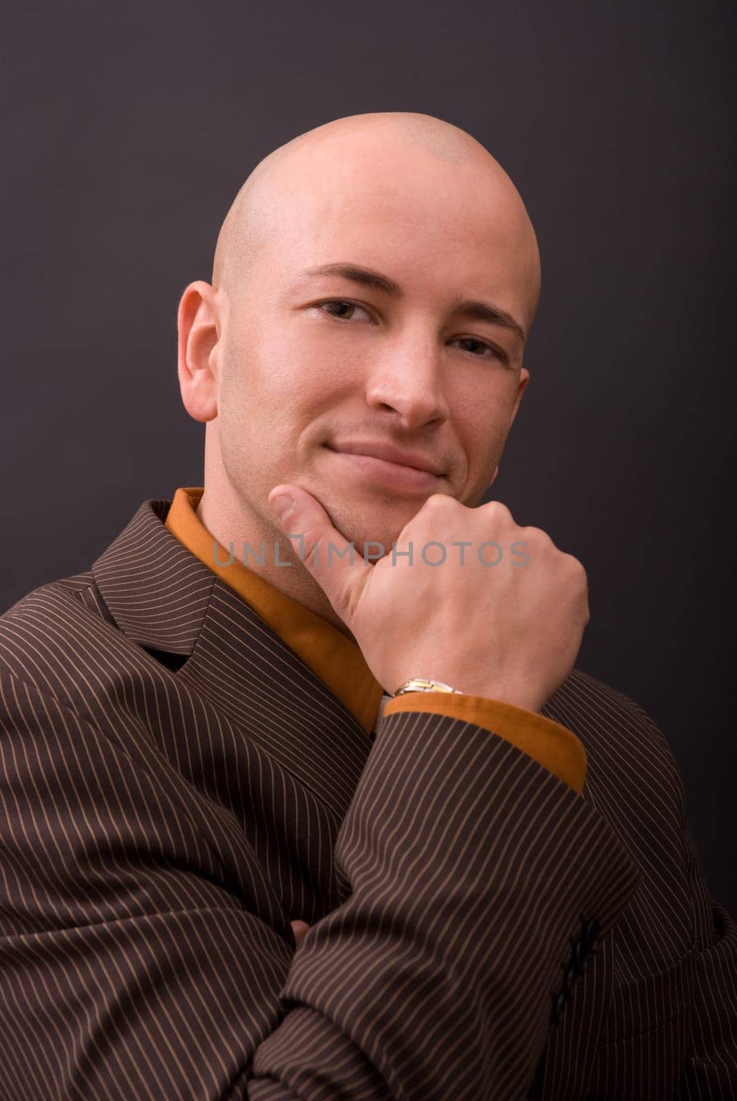 Young man thinking