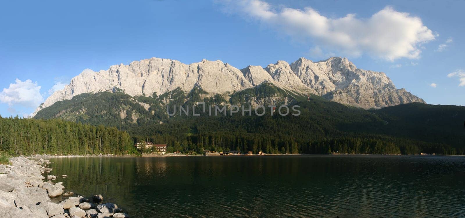 Zugspitze,Waxensteine and Eibsee