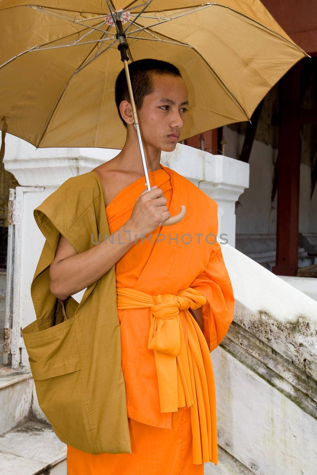 Buddhist monk in Luang Prabang,Laos