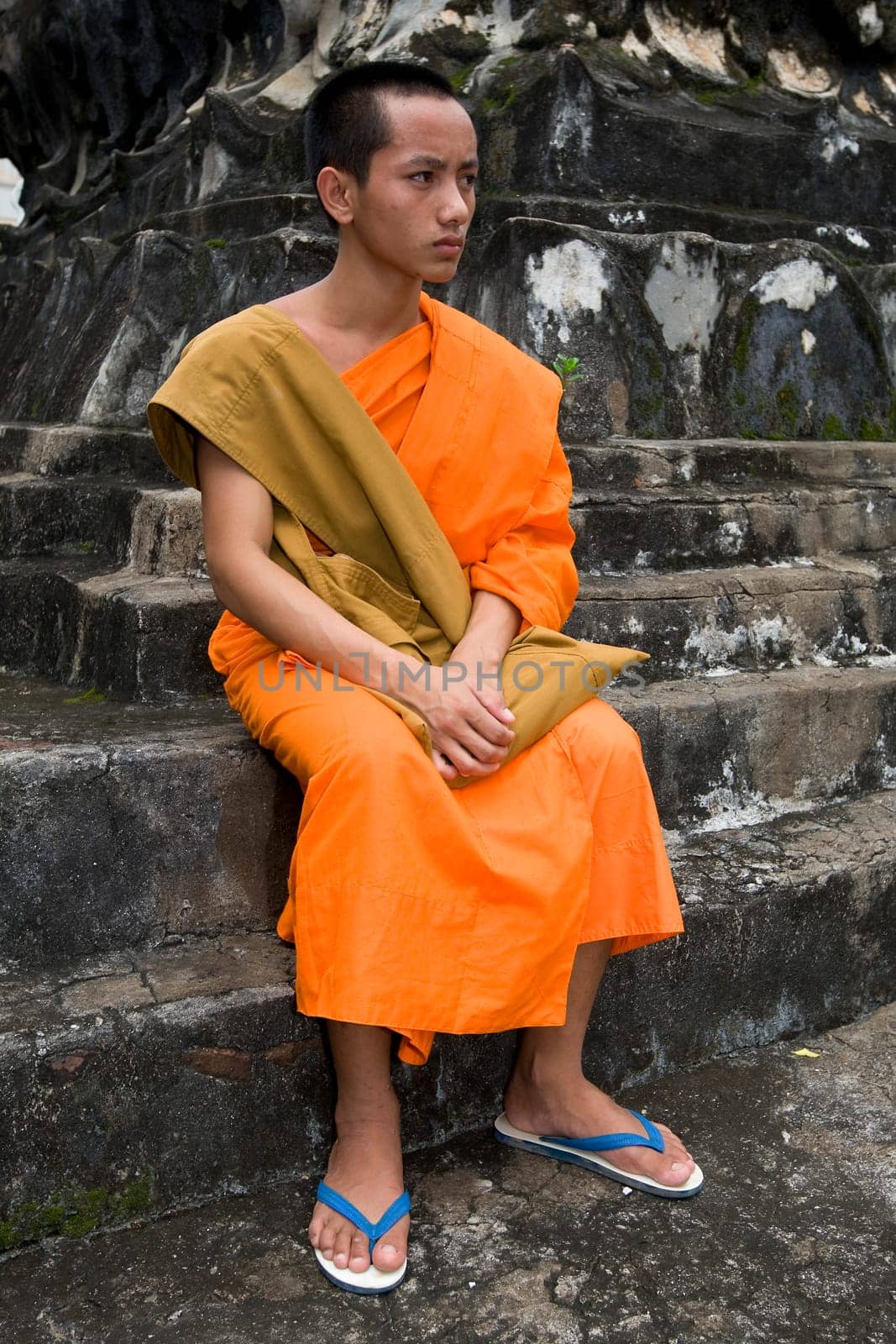 Buddhist monk in Laos