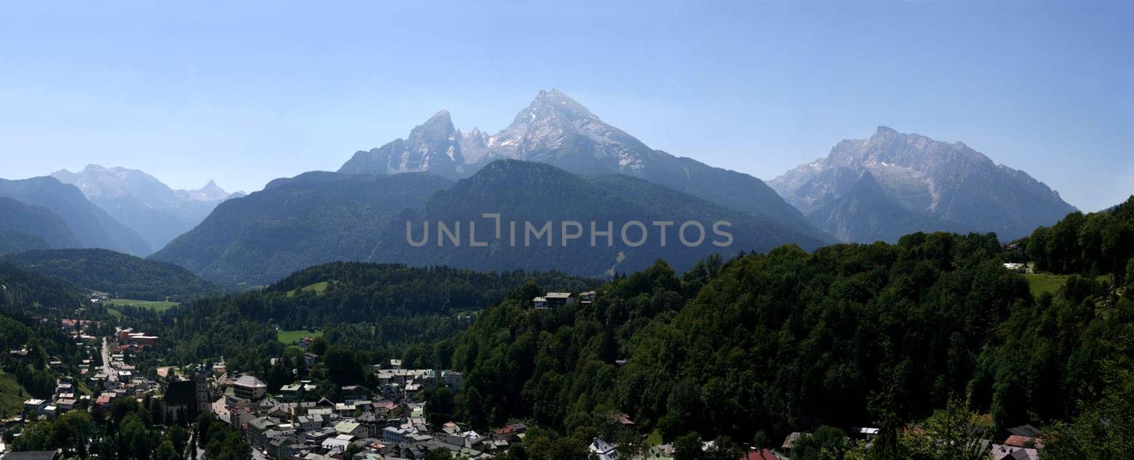 Alps with Watzmann and Berchtesgaden