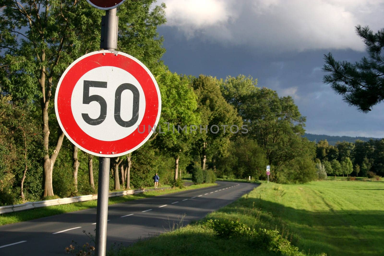 50 km/h on country roads