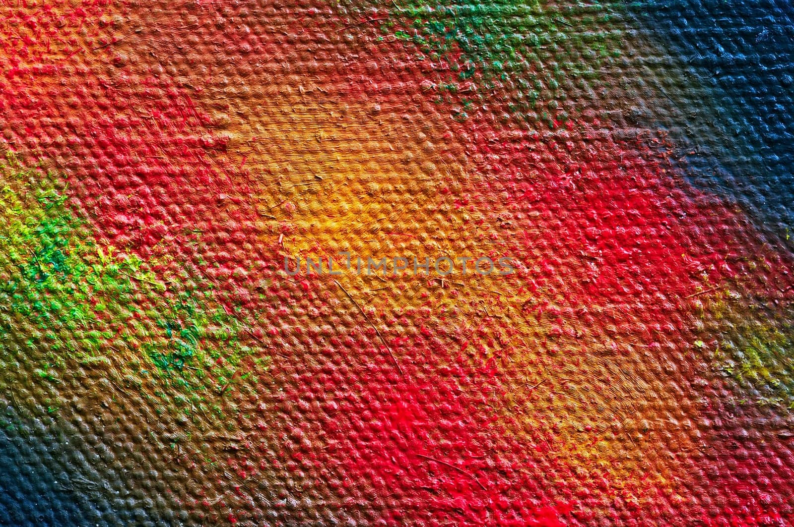 artistic painted canvas