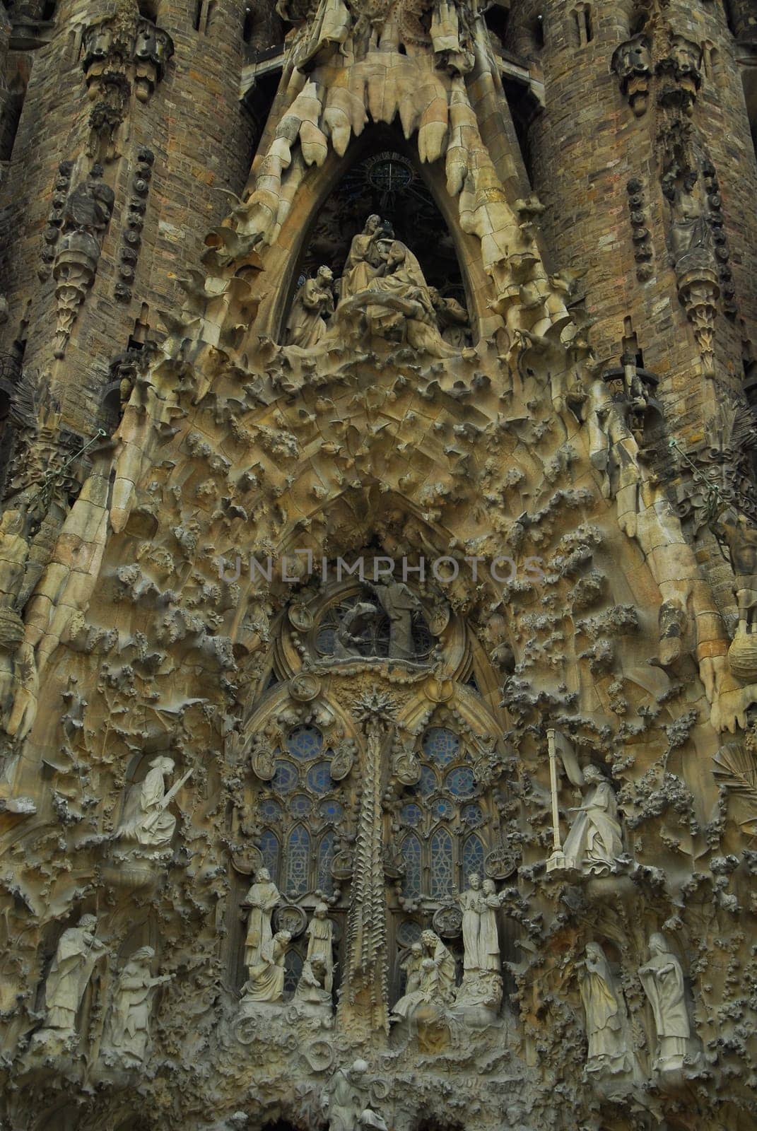 Sagrada Familia Christmas façade