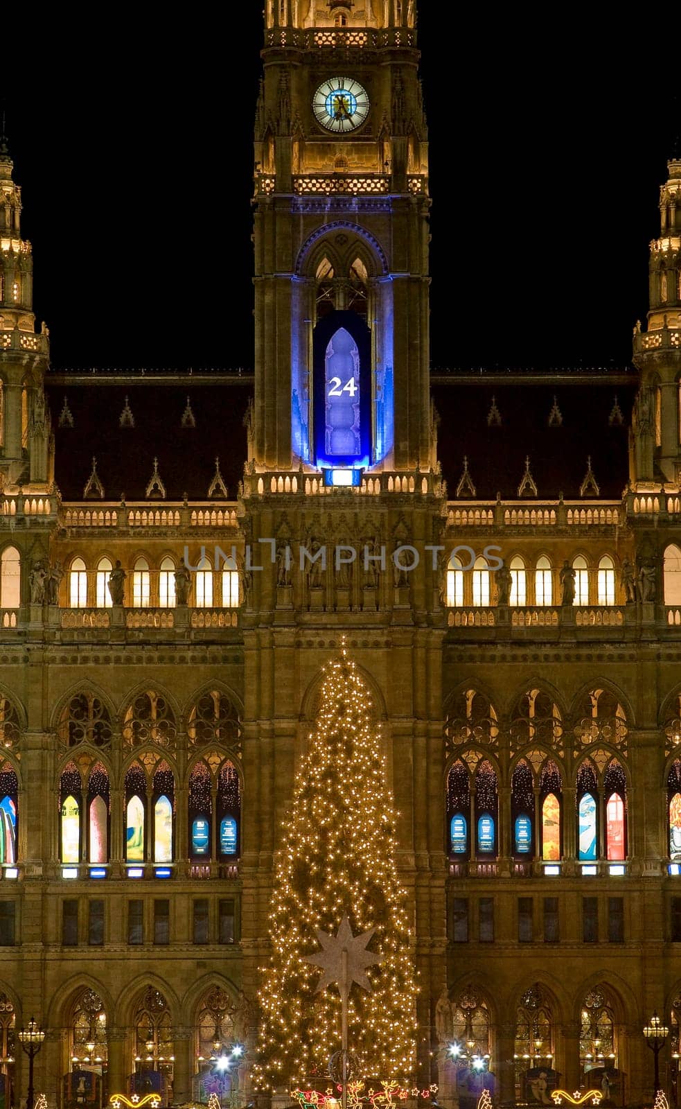 Christmas Market in Vienna,City Hall