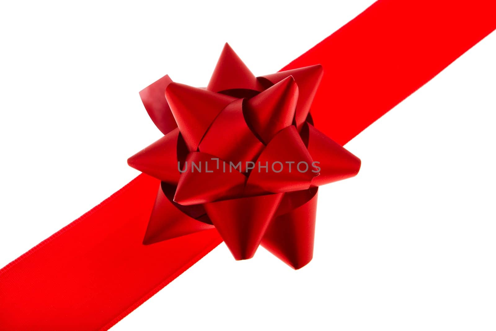 Bow for decorating packaging