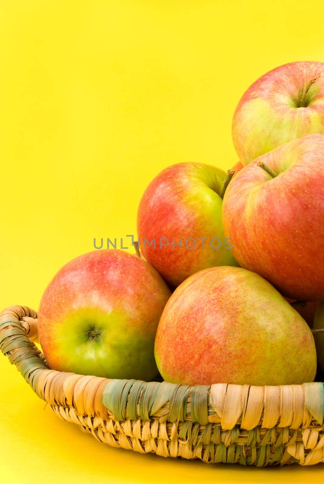 Apples in basket