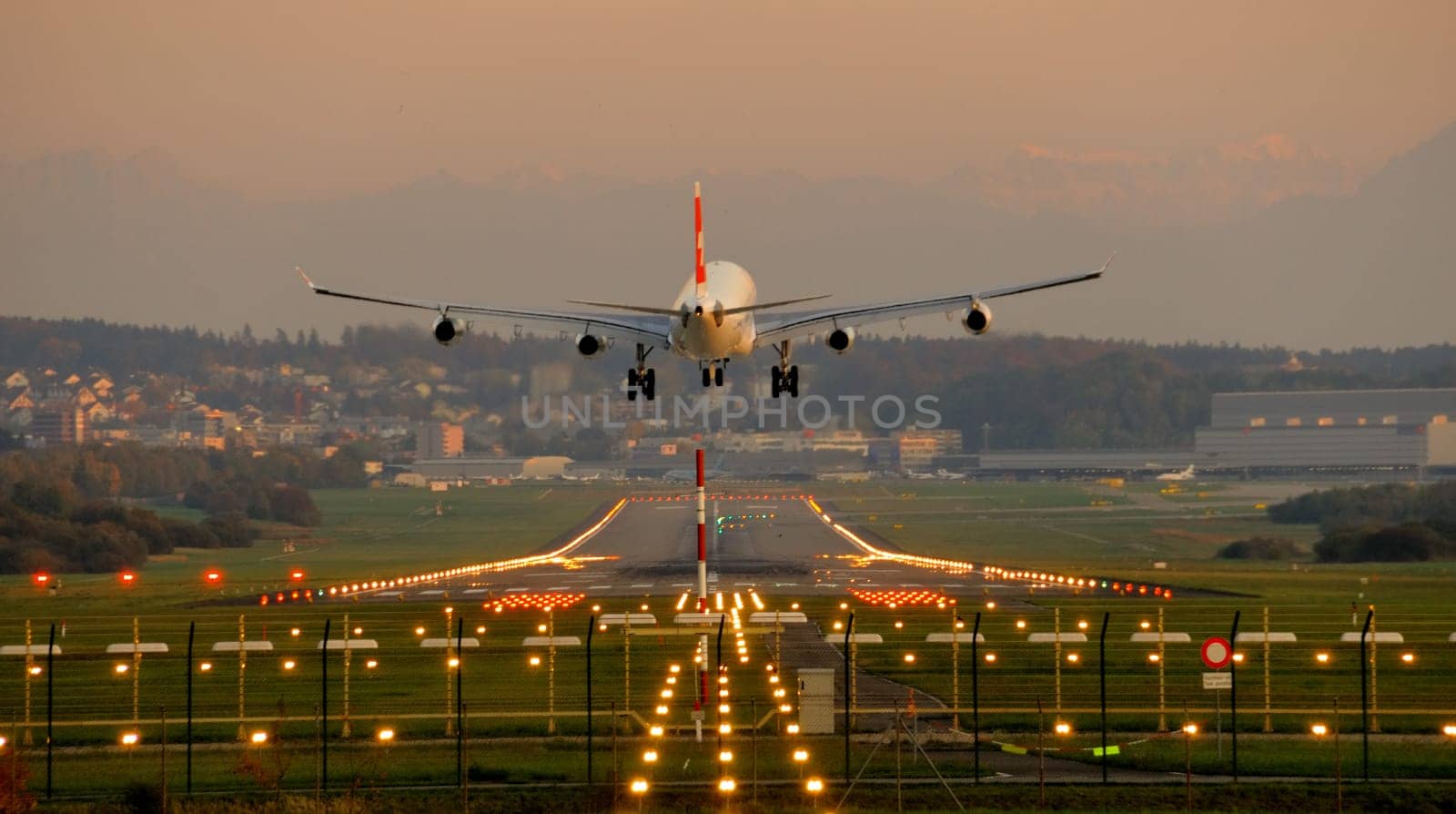 Landing Zurich Airport