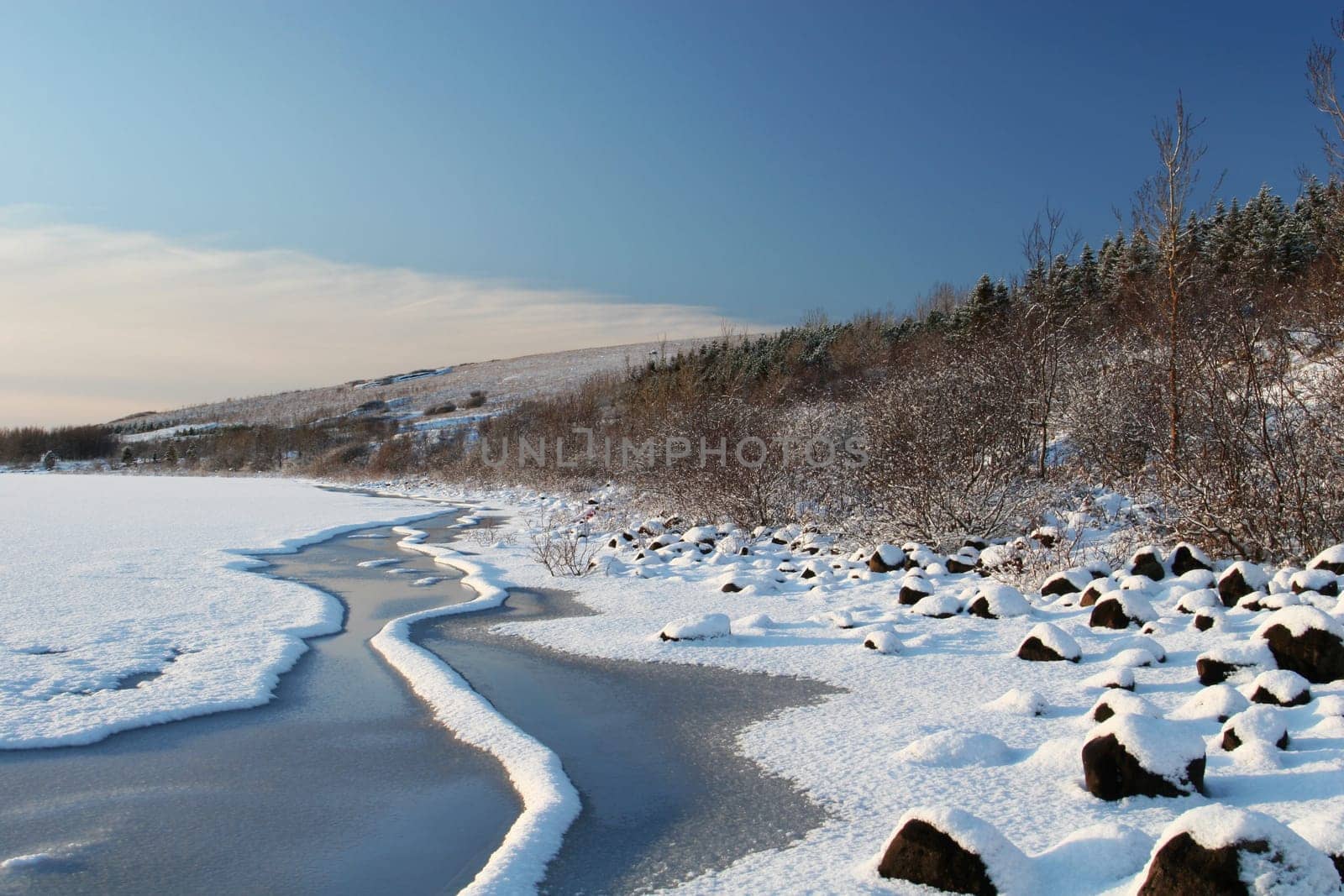 frozen lake