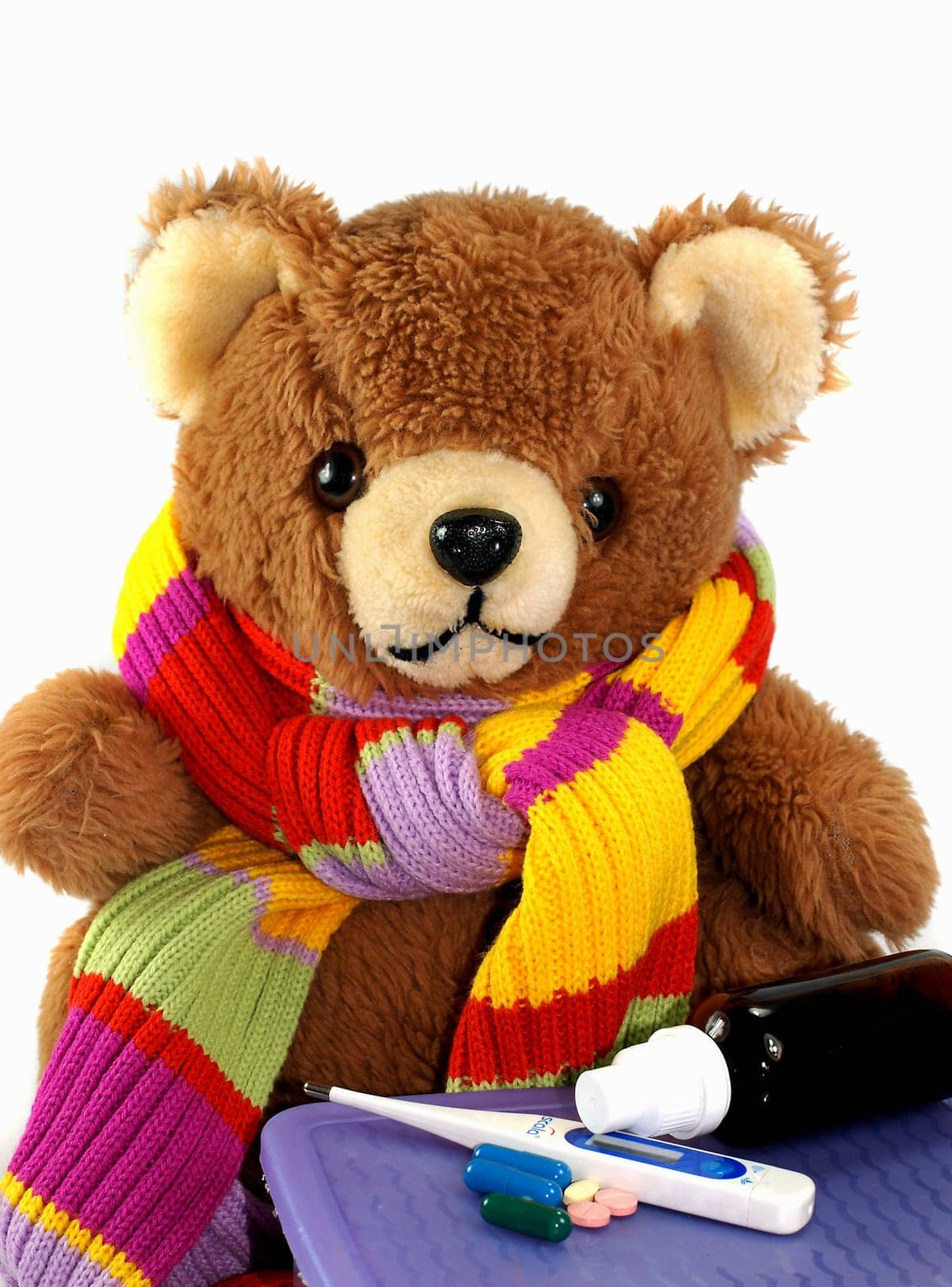 sick teddy bear