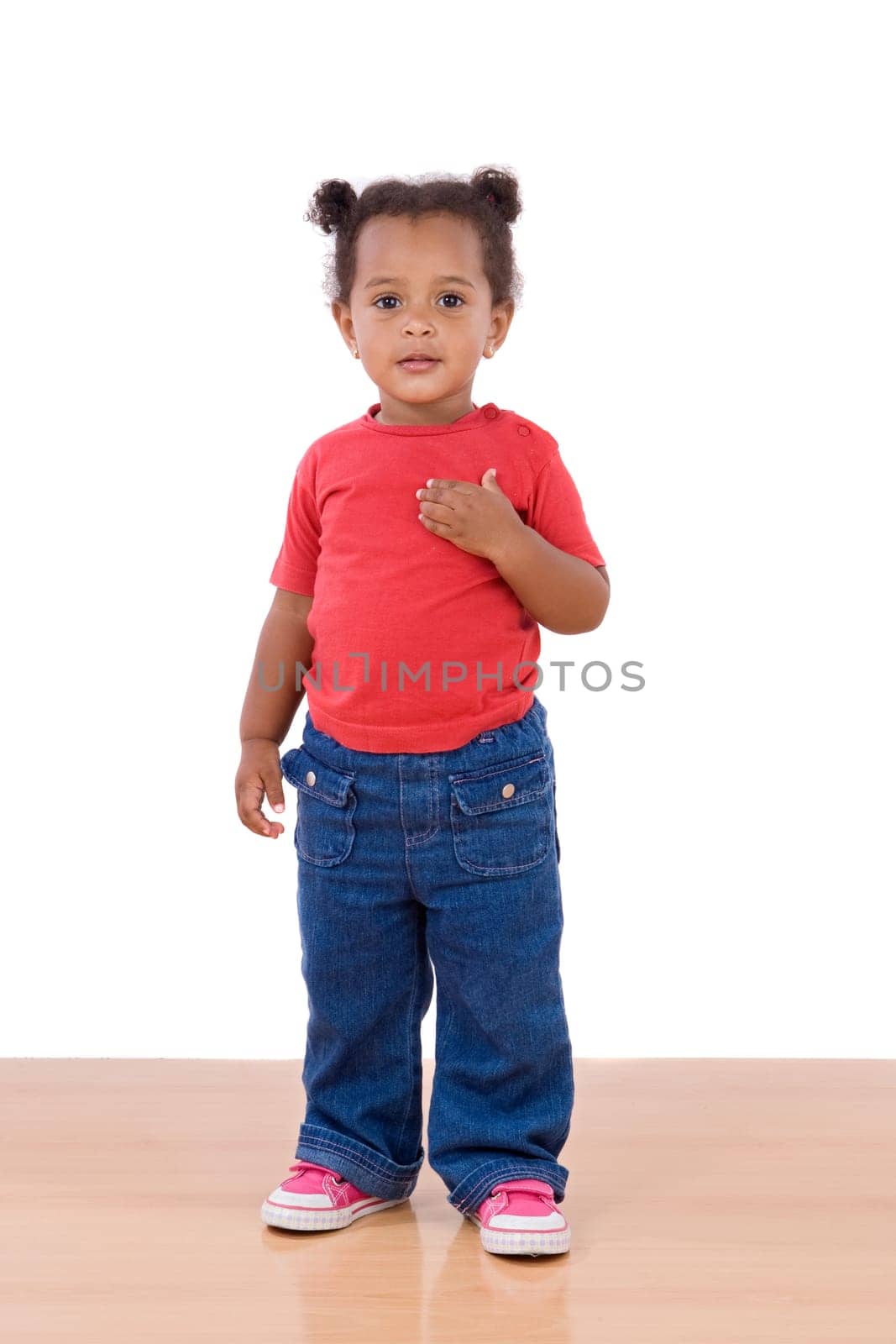 Adorable african baby